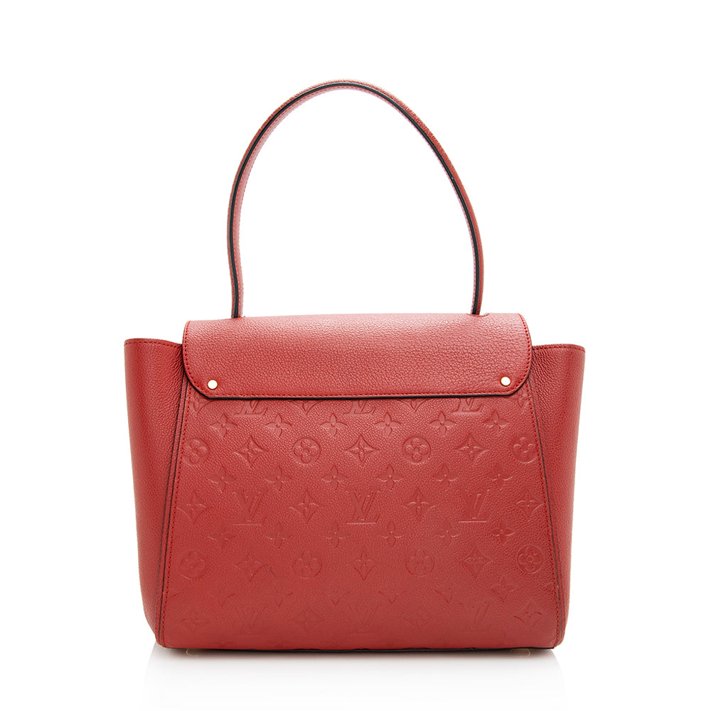 Louis Vuitton Monogram Empreinte Trocadero Satchel (SHF-19573)