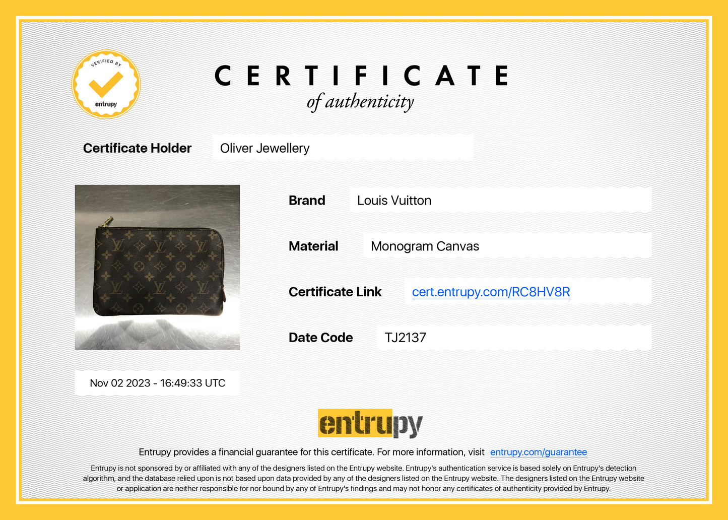 Louis Vuitton Monogram Etui Voyage PM