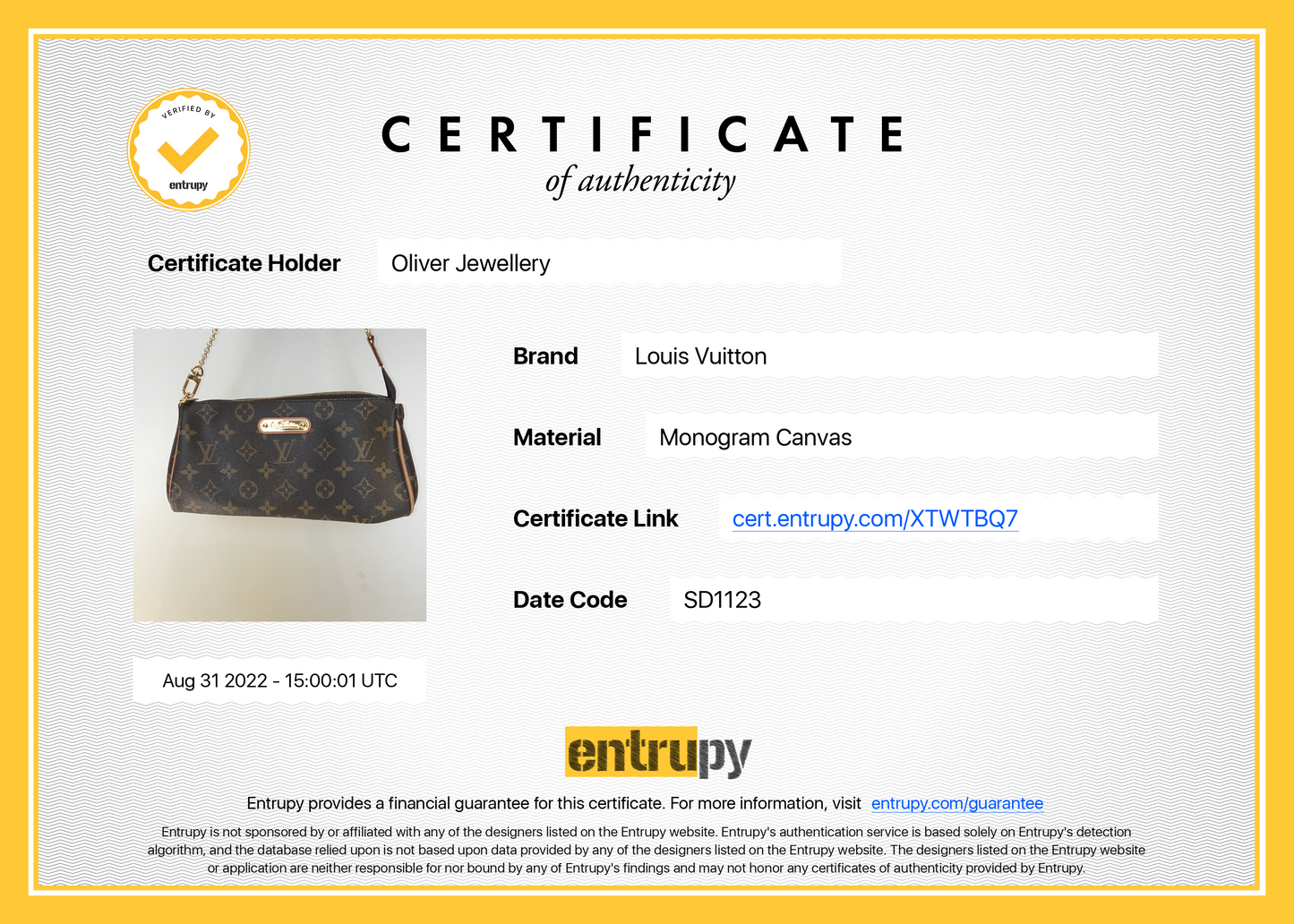 Louis Vuitton Monogram Eva Clutch