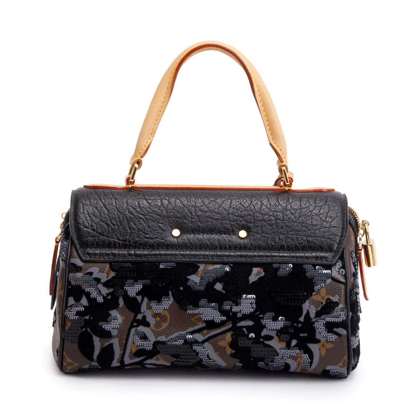 Louis Vuitton Monogram Fleur De Jais Carrousel Handle Bag
