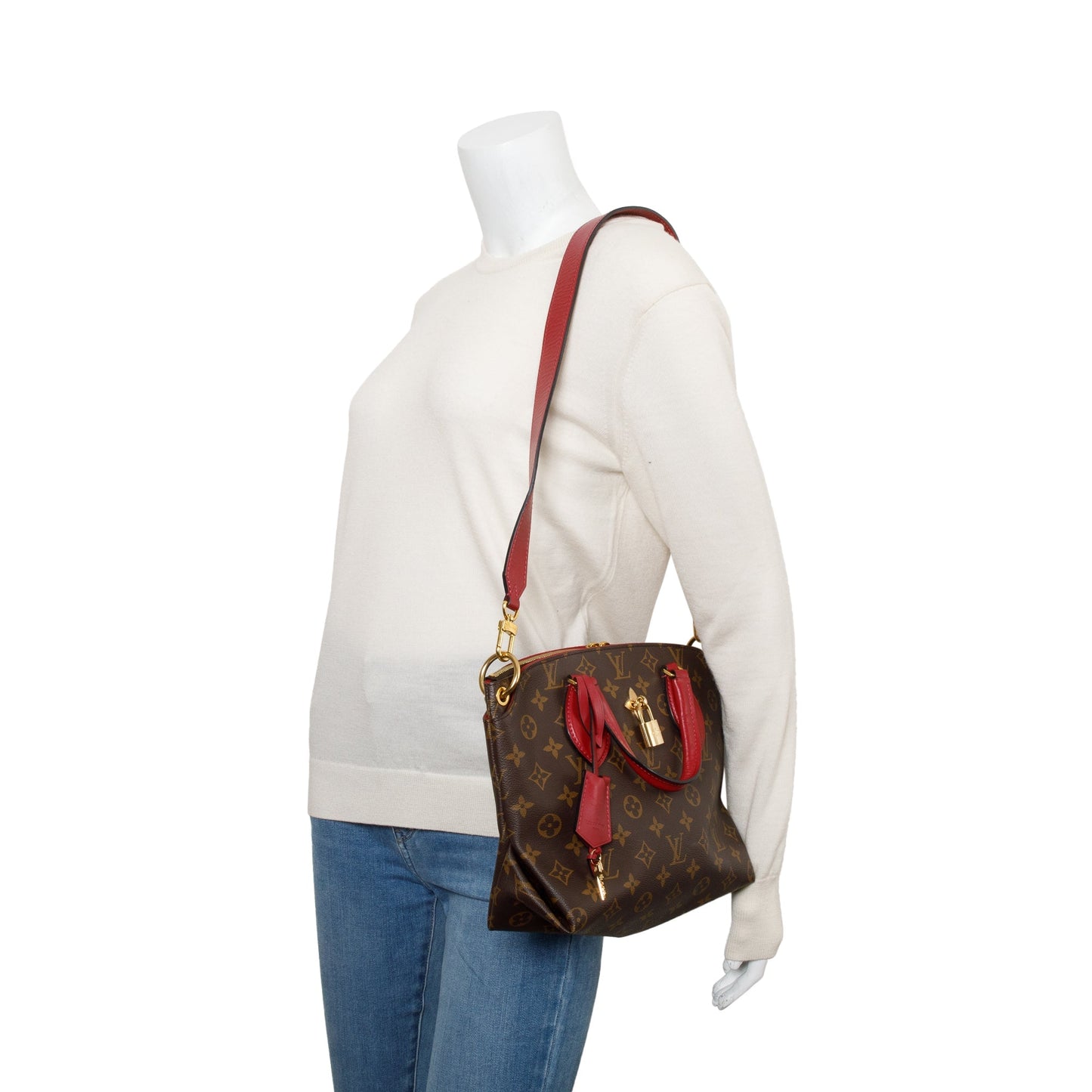 Louis Vuitton Monogram Flower Zipped Tote PM