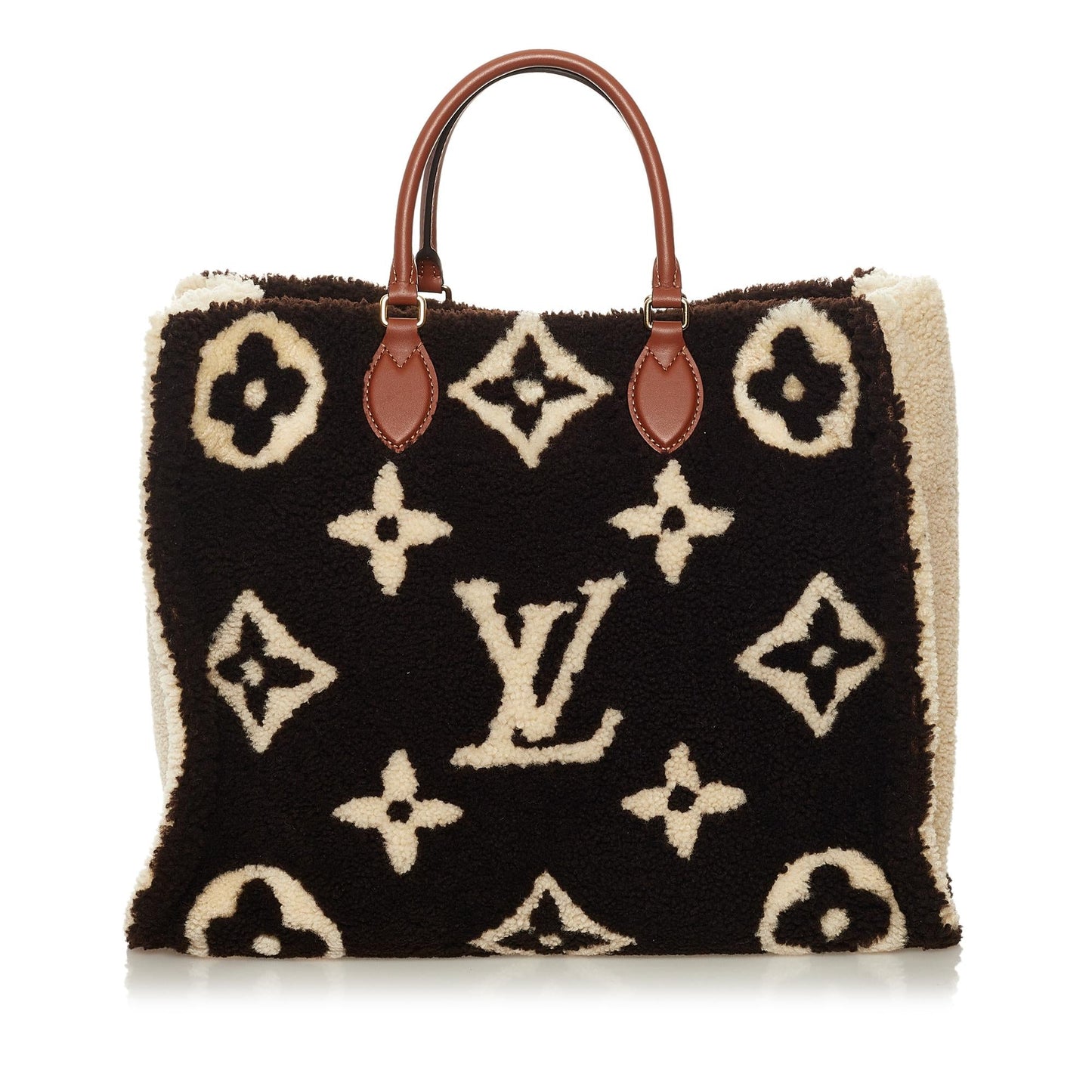 Louis Vuitton Monogram Giant Shearling Teddy Onthego GM (SHG-35056)