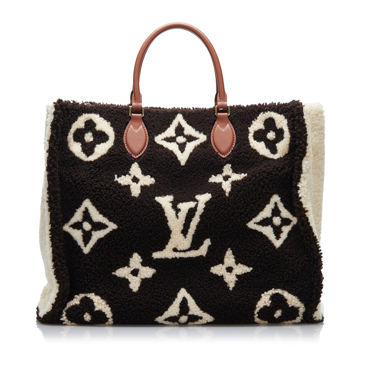 Louis Vuitton Monogram Giant Shearling Teddy Onthego GM (SHG-1IVGqB)