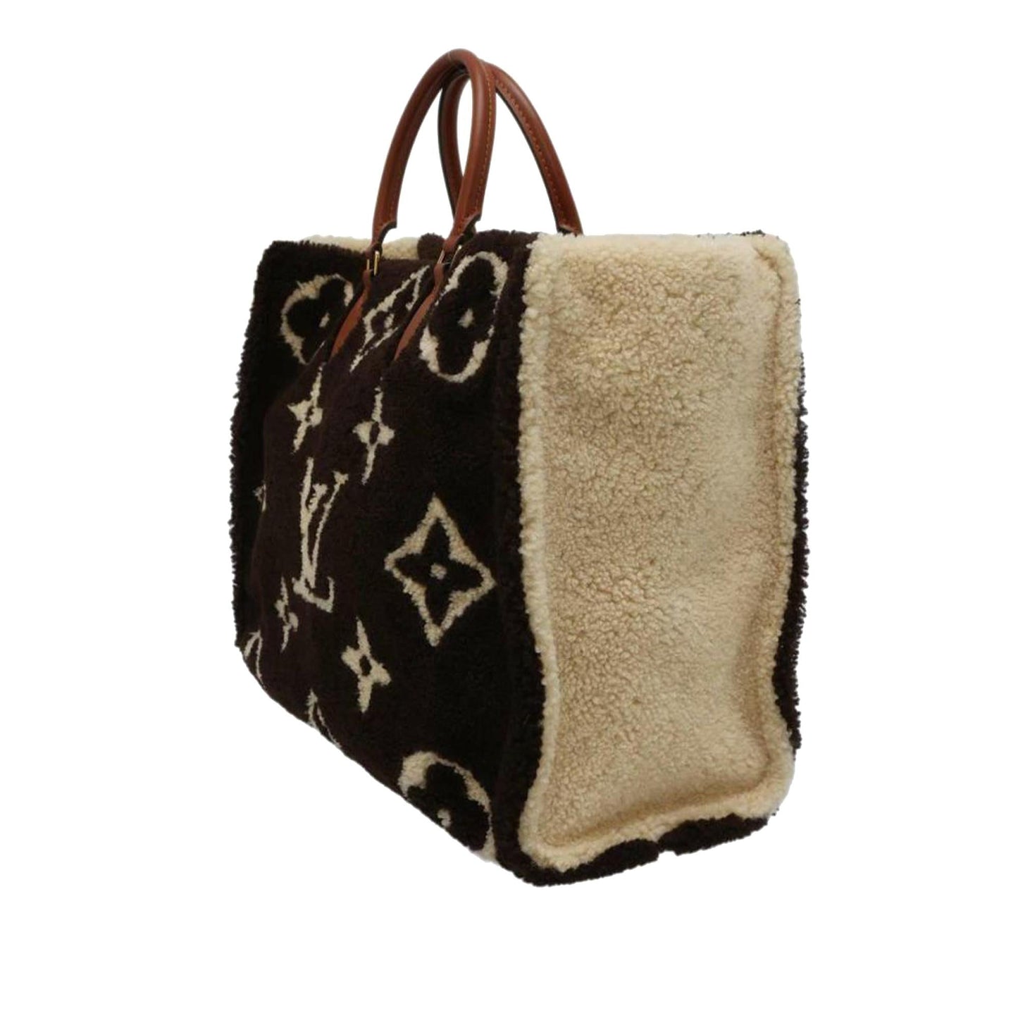 Louis Vuitton Monogram Giant Shearling Teddy Onthego GM (SHG-2cIPmB)