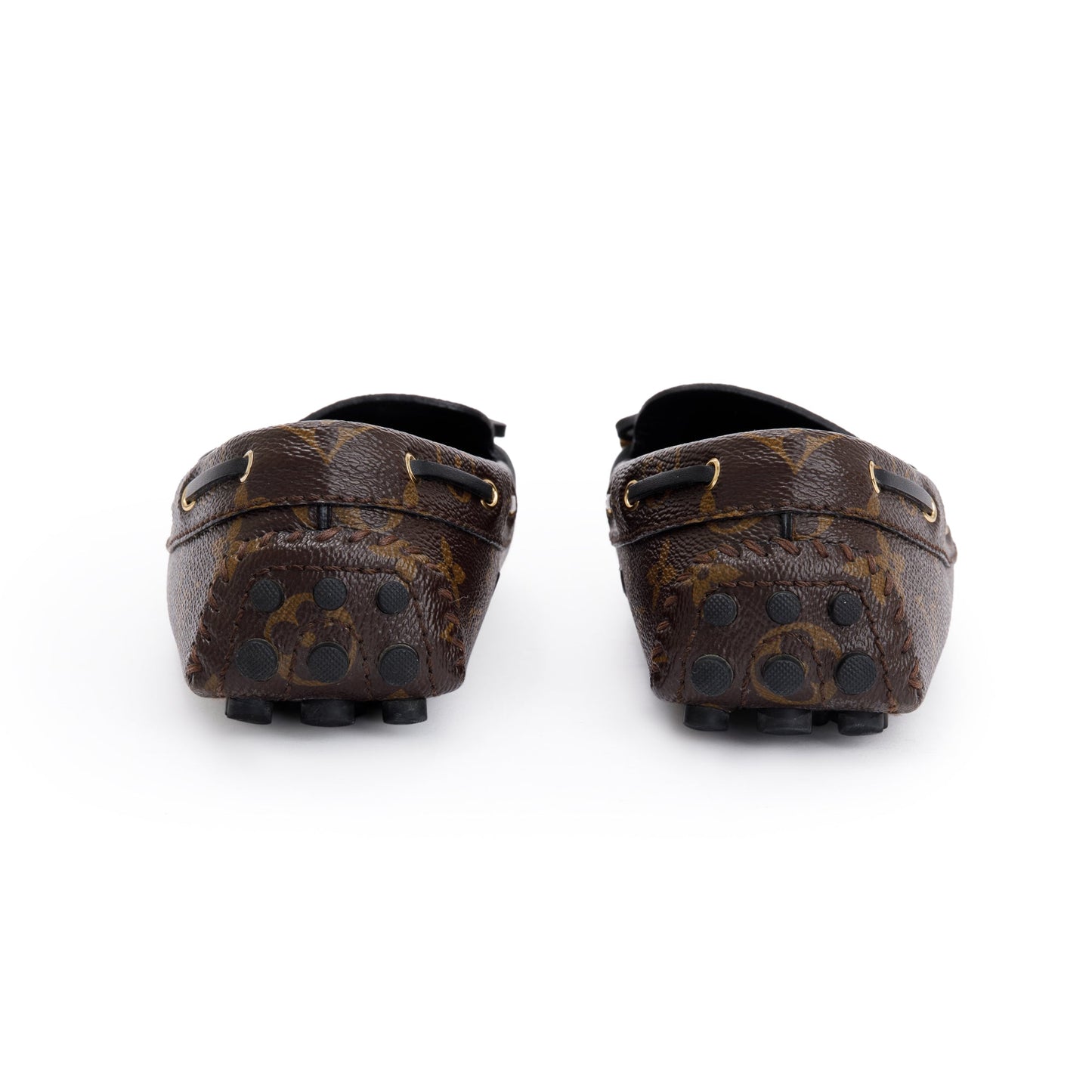 Louis Vuitton Monogram Gloria Flat Loafers, Size 36.5