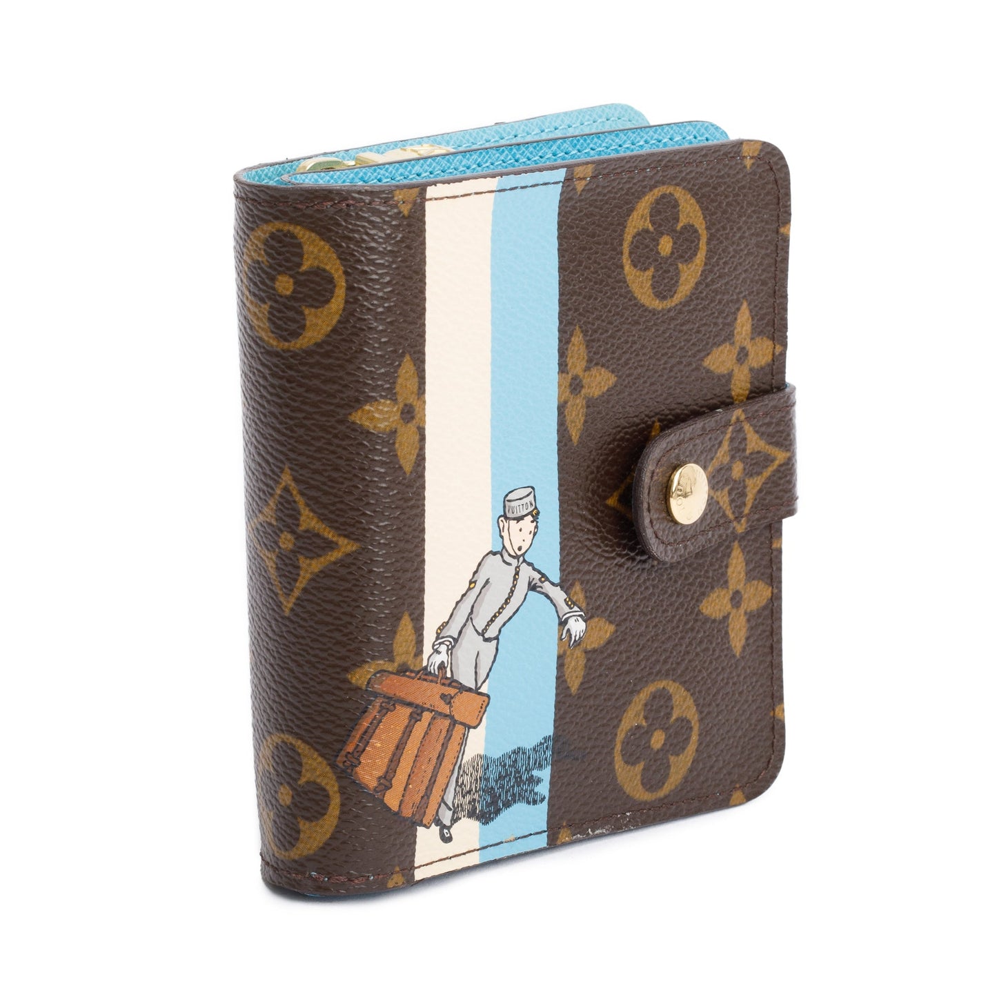 Louis Vuitton Monogram Groom Compact Zippe Wallet