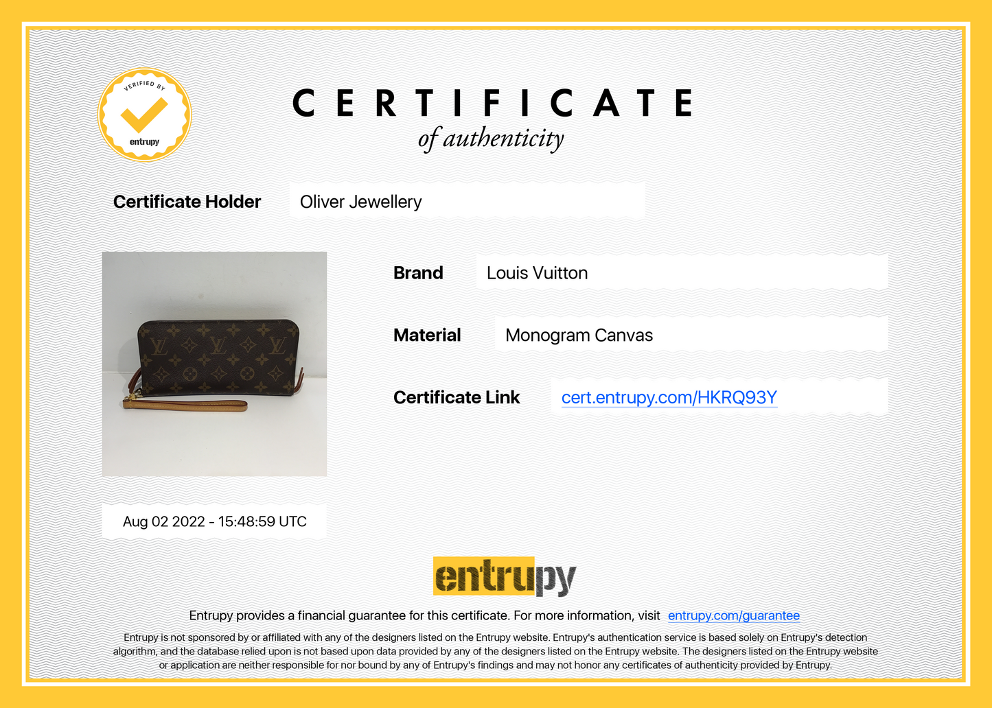 Louis Vuitton Monogram Insolite Wallet