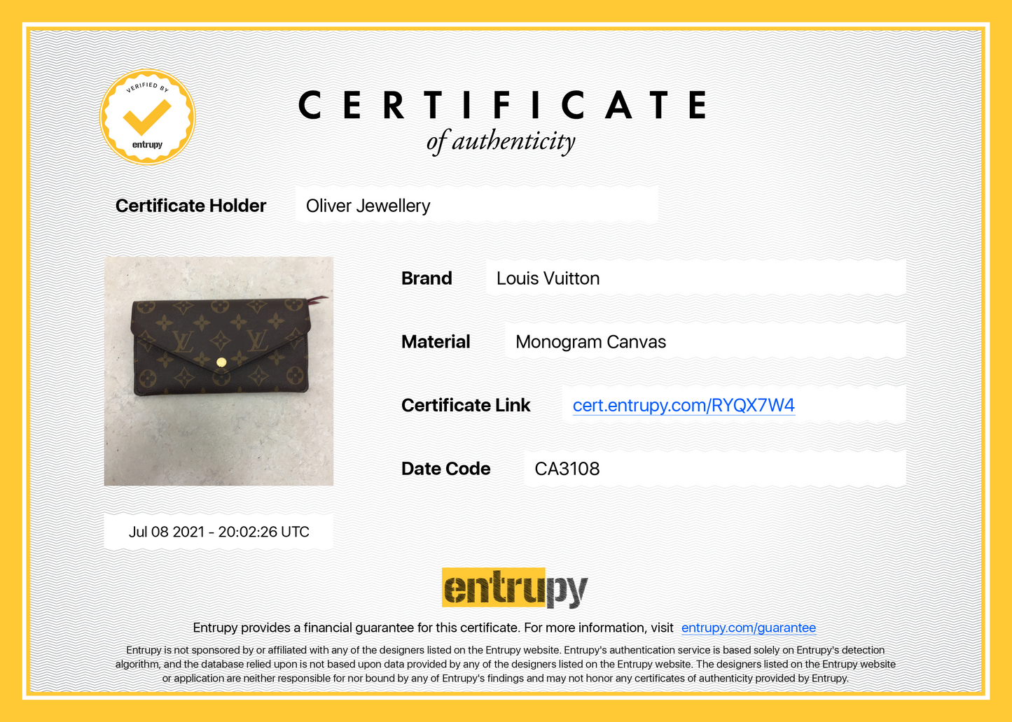 Louis Vuitton Monogram Jeanne Wallet