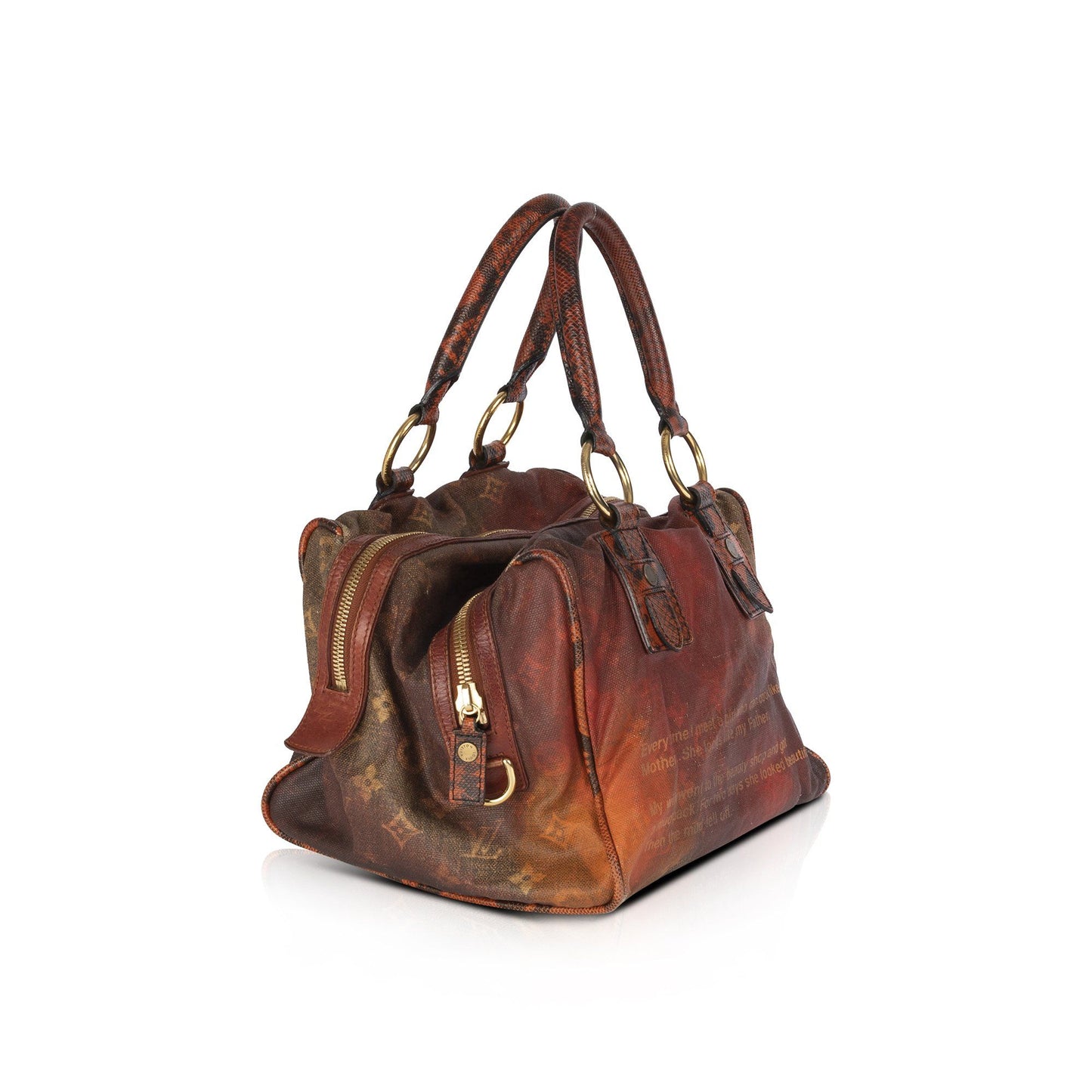 Louis Vuitton Monogram Karung-Trimmed Mancrazy Jokes Bag