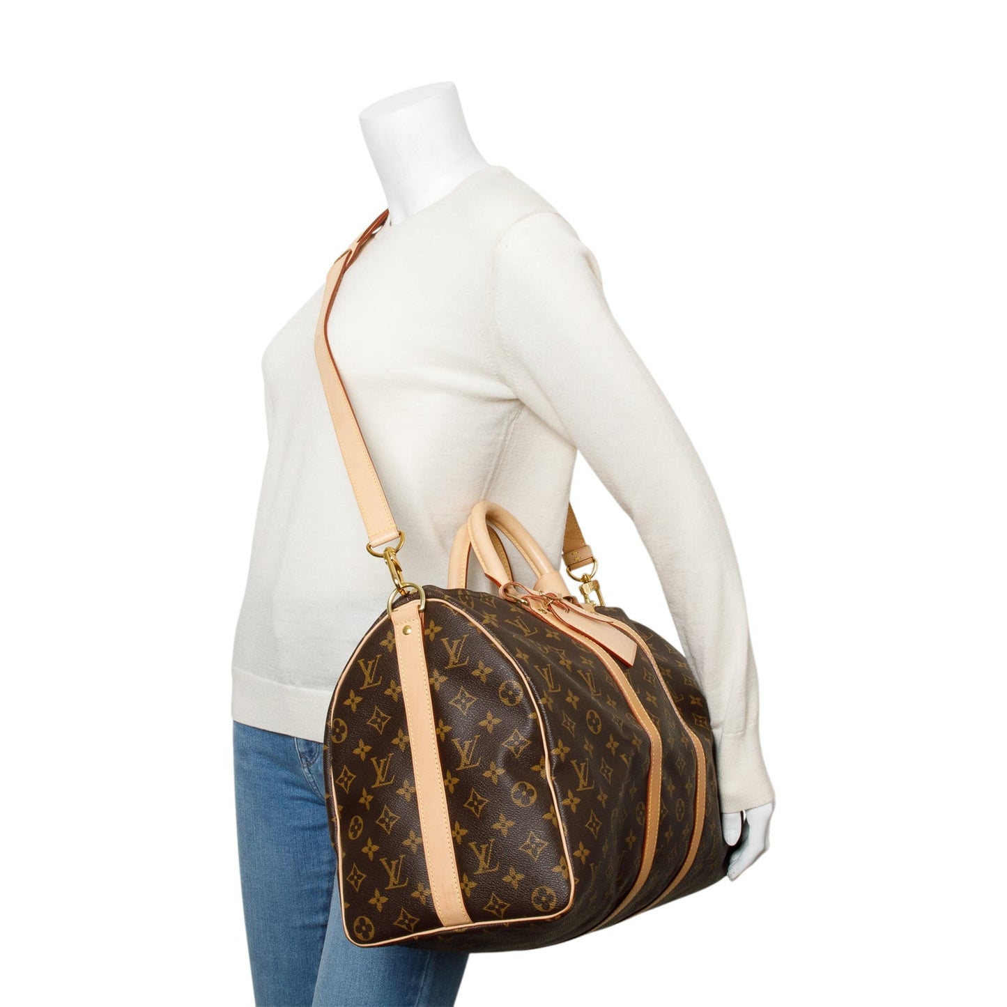 Louis Vuitton Monogram Keepall Bandouliere 45