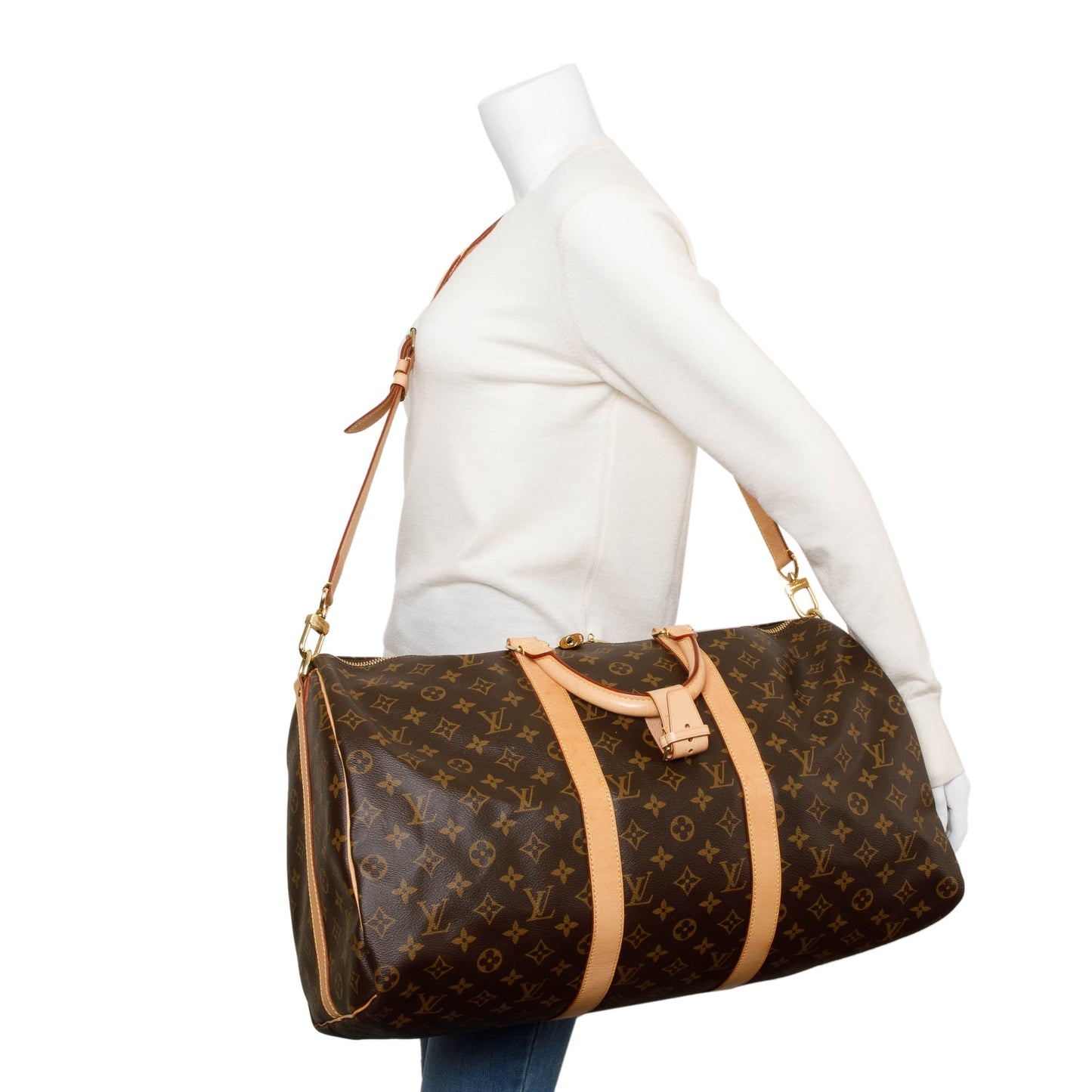 Louis Vuitton Monogram Keepall Bandouliere 50