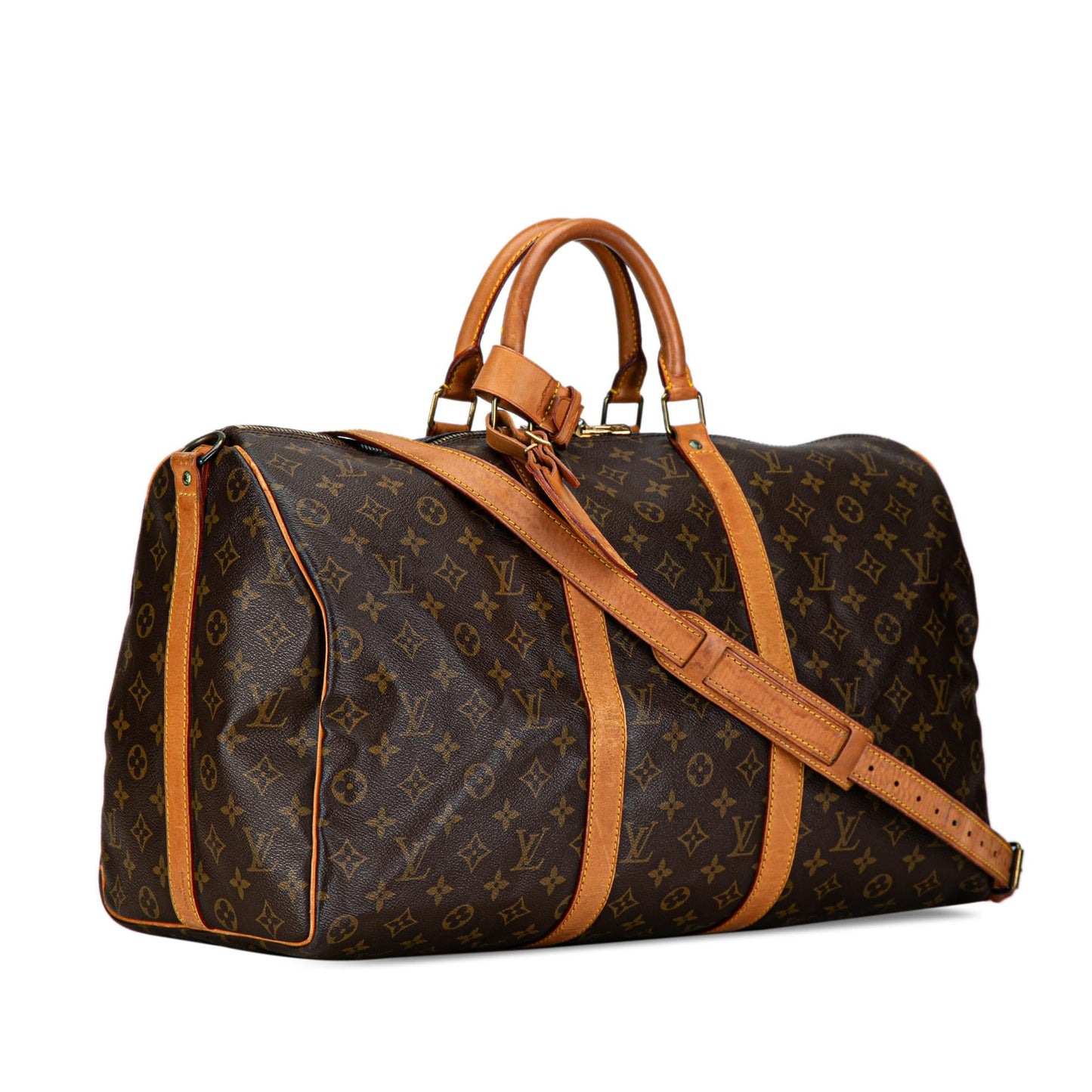 Louis Vuitton Monogram Keepall Bandouliere 50 (SHG-MBc4Ut)