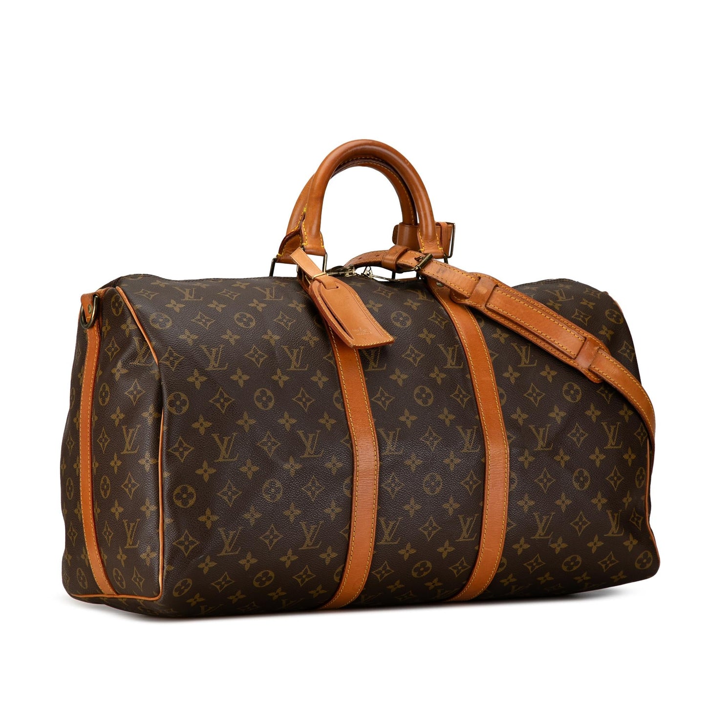 Louis Vuitton Monogram Keepall Bandouliere 50 (SHG-Bge38C)