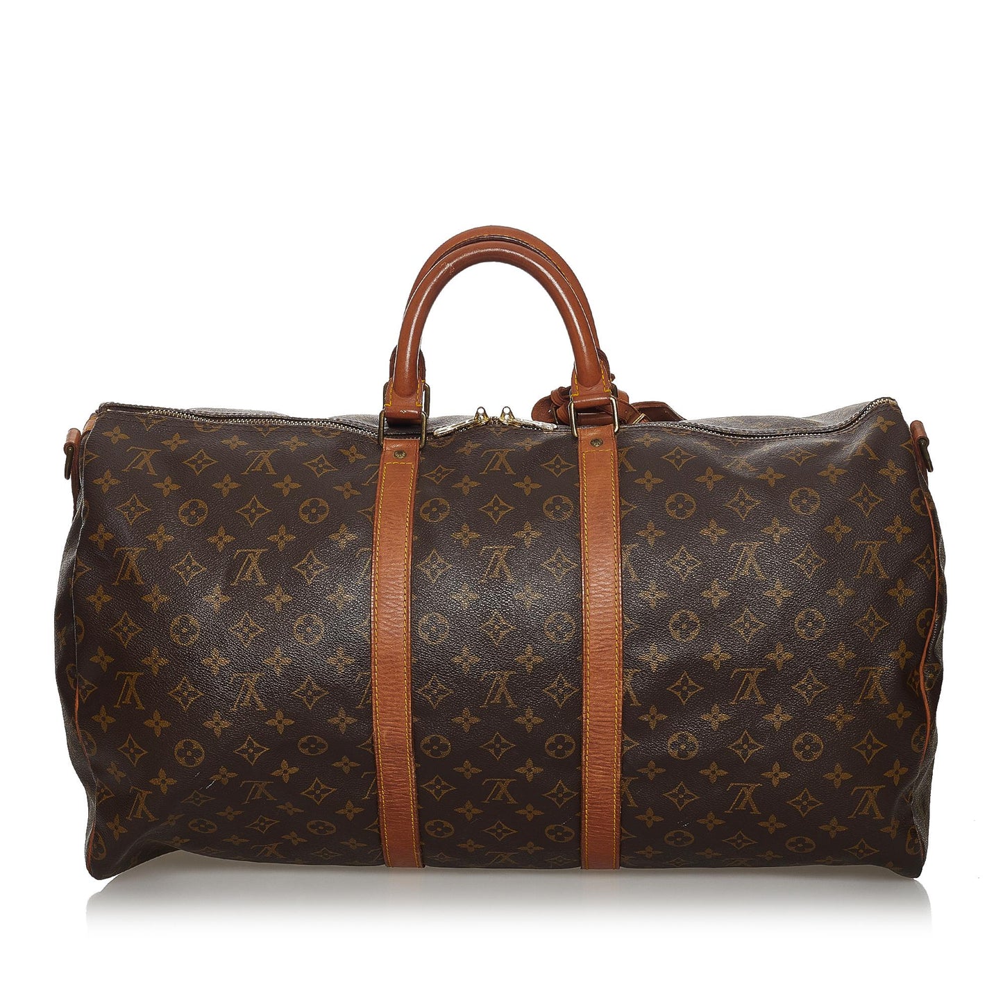 Louis Vuitton Monogram Keepall Bandouliere 55 (SHG-31224)