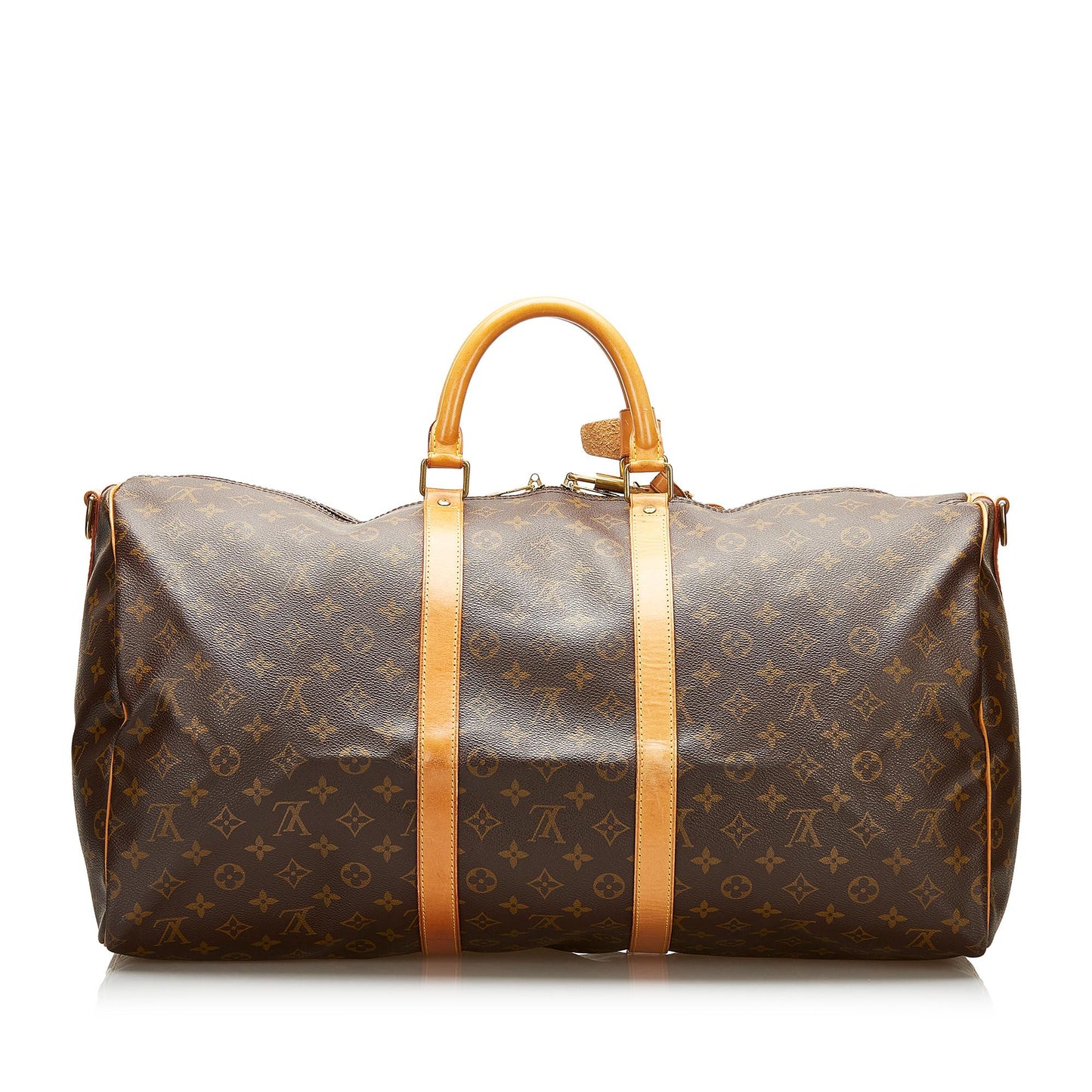Louis Vuitton Monogram Keepall Bandouliere 55 (SHG-35667)