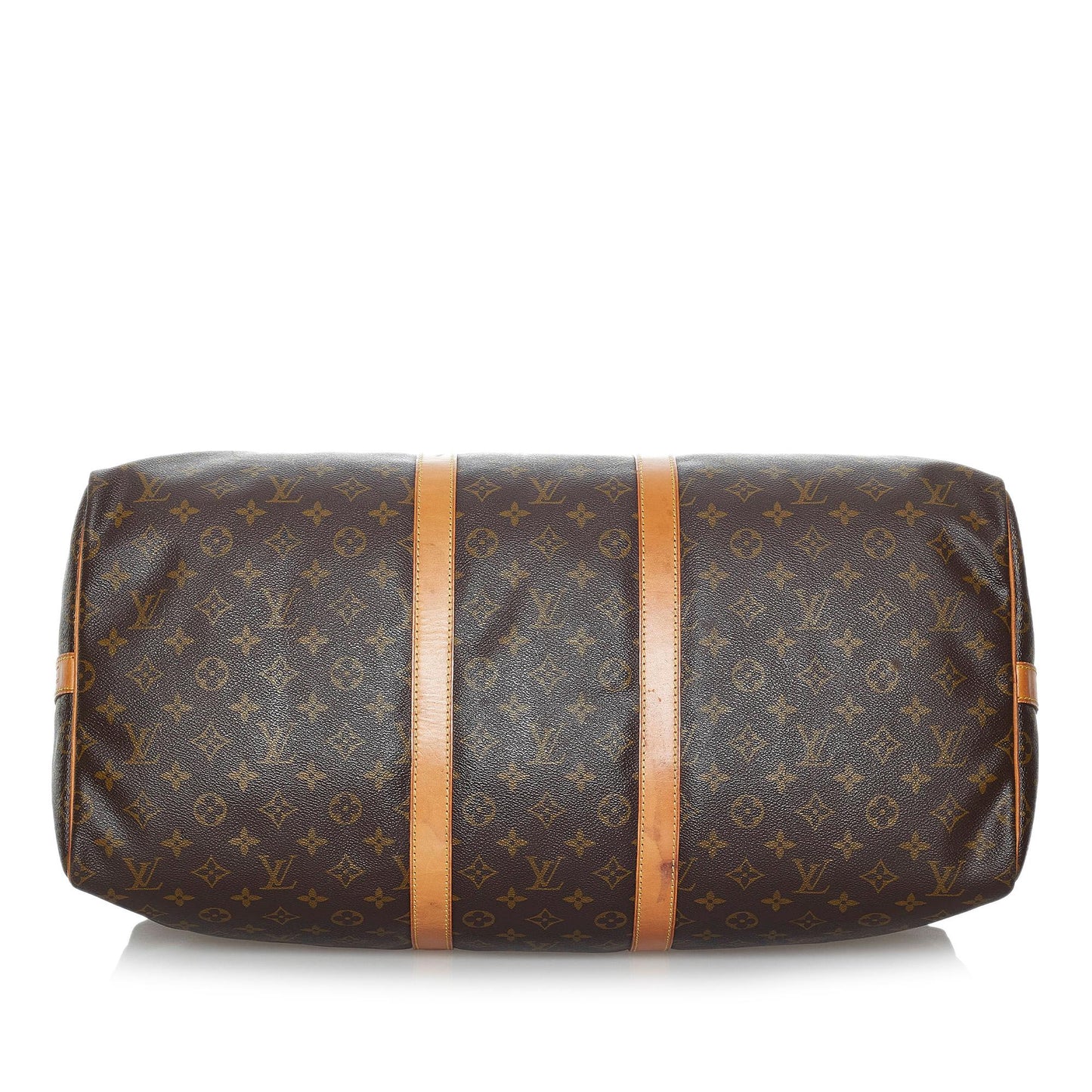 Louis Vuitton Monogram Keepall Bandouliere 55 (SHG-35836)