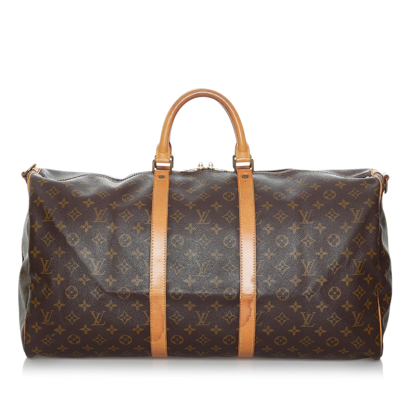 Louis Vuitton Monogram Keepall Bandouliere 55 (SHG-35836)