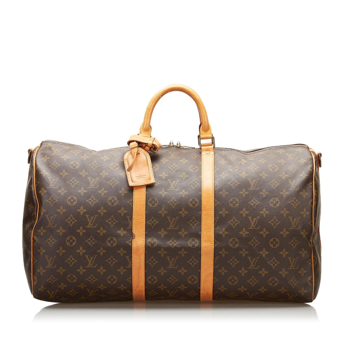 Louis Vuitton Monogram Keepall Bandouliere 55 (SHG-36269)