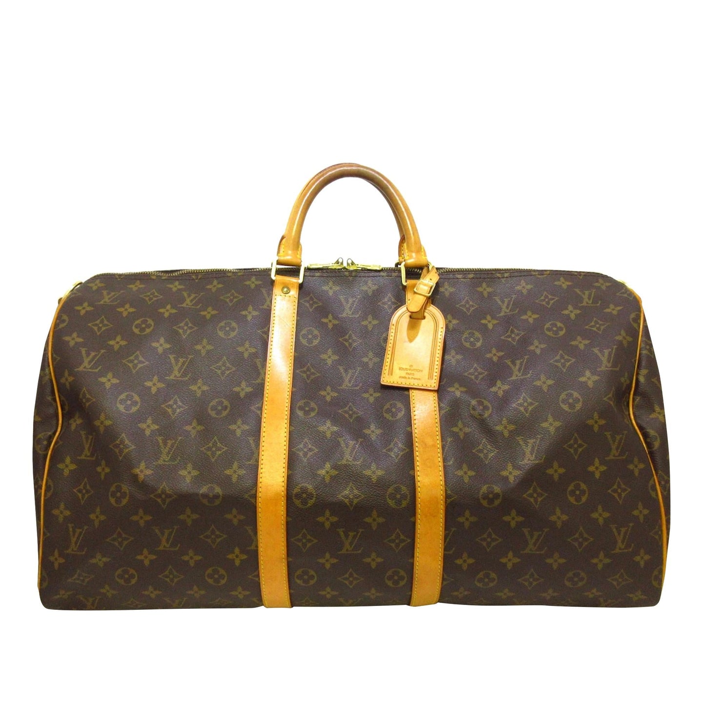 Louis Vuitton Monogram Keepall Bandouliere 55 (SHG-vcrN3F)