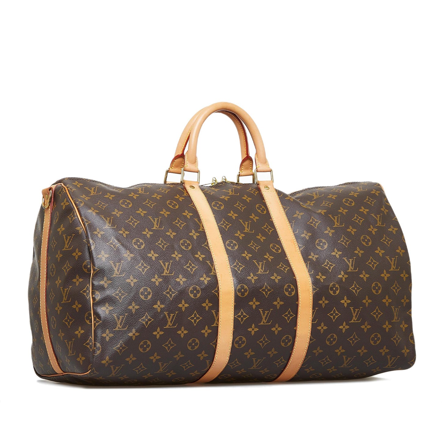 Louis Vuitton Monogram Keepall Bandouliere 55 (SHG-SAmJct)