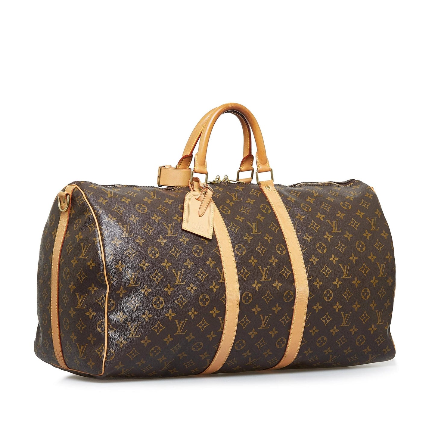 Louis Vuitton Monogram Keepall Bandouliere 55 (SHG-y4mnYh)