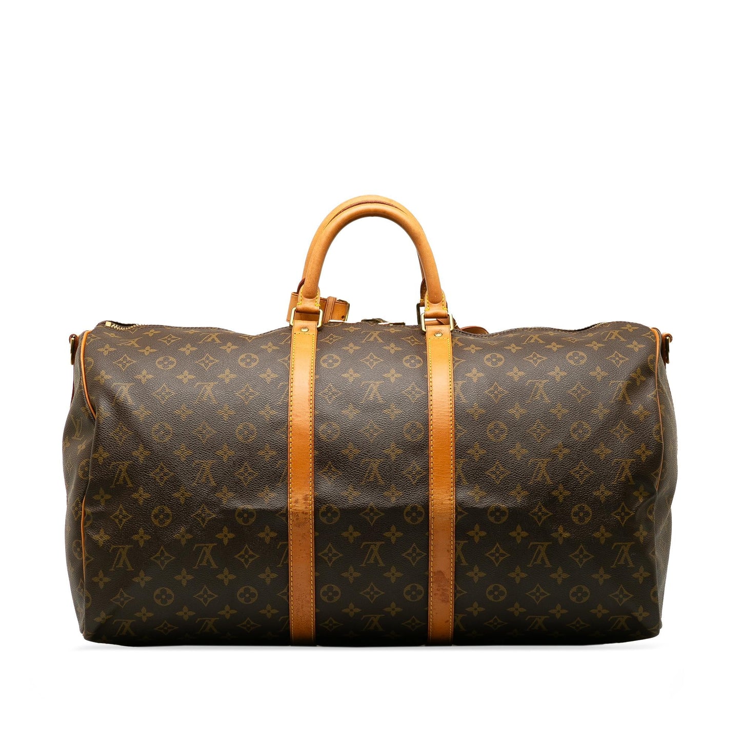 Louis Vuitton Monogram Keepall Bandouliere 55 (SHG-52Wj6V)