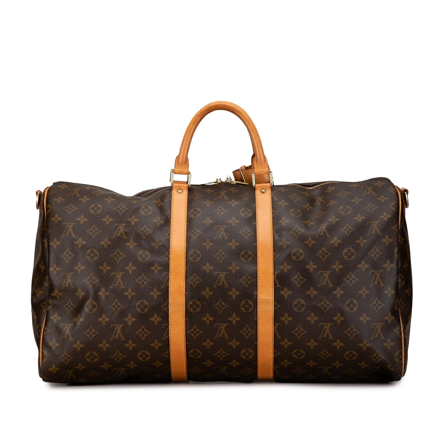 Louis Vuitton Monogram Keepall Bandouliere 55 (SHG-pPxTRD)