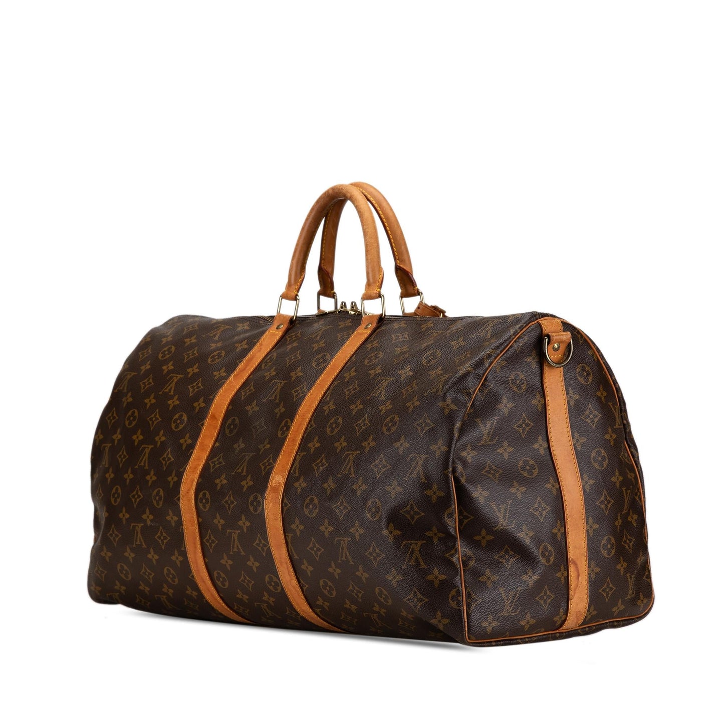 Louis Vuitton Monogram Keepall Bandouliere 55 (SHG-maXe0N)