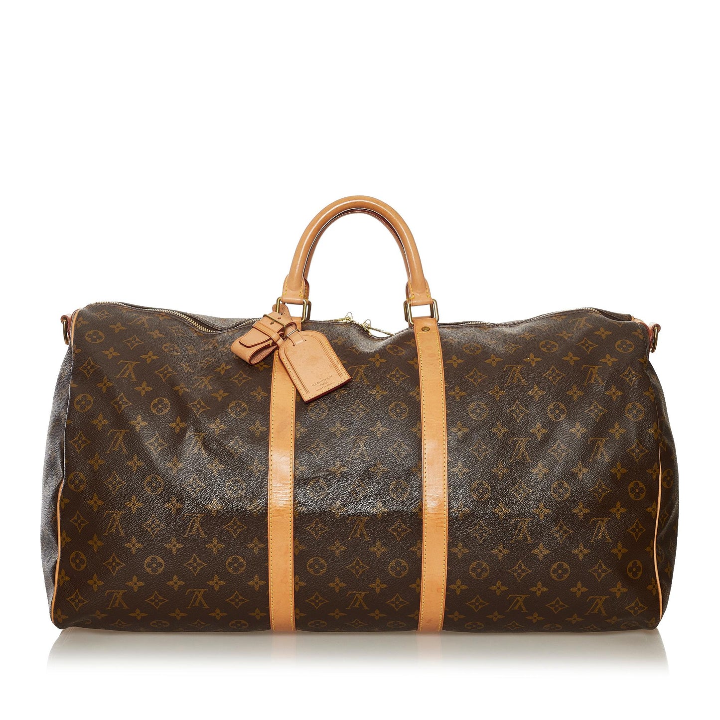 Louis Vuitton Monogram Keepall Bandouliere 60 (SHG-34520)