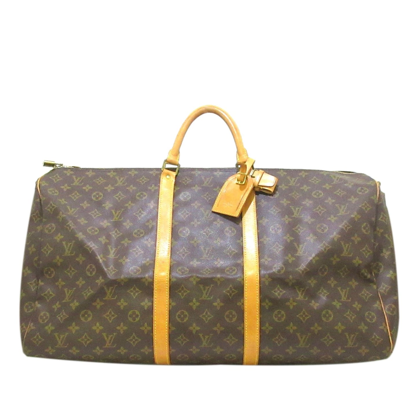 Louis Vuitton Monogram Keepall Bandouliere 60 (SHG-35996)