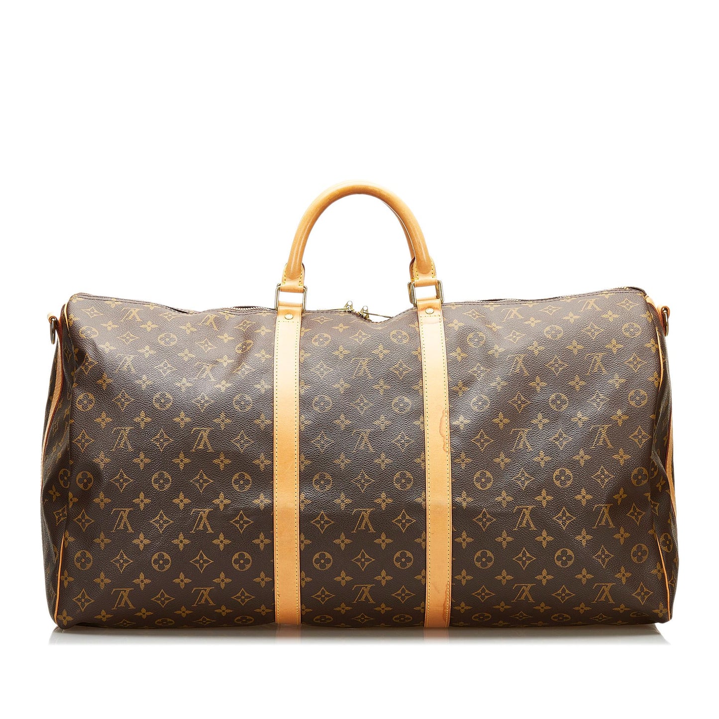 Louis Vuitton Monogram Keepall Bandouliere 60 (SHG-35997)