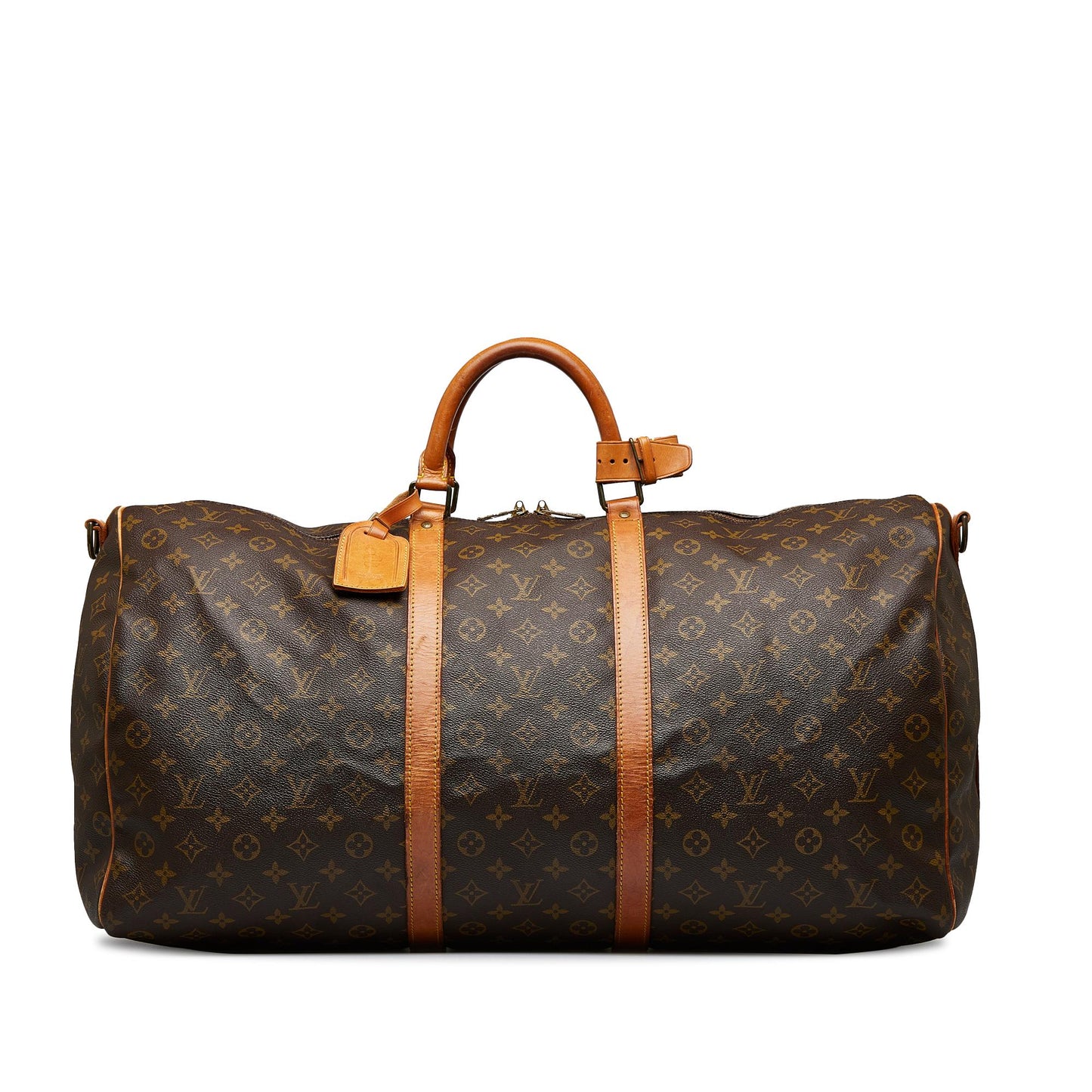 Louis Vuitton Monogram Keepall Bandouliere 60 (SHG-5VA39a)