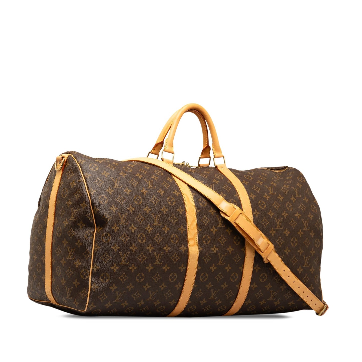 Louis Vuitton Monogram Keepall Bandouliere 60 (SHG-rfAzb4)
