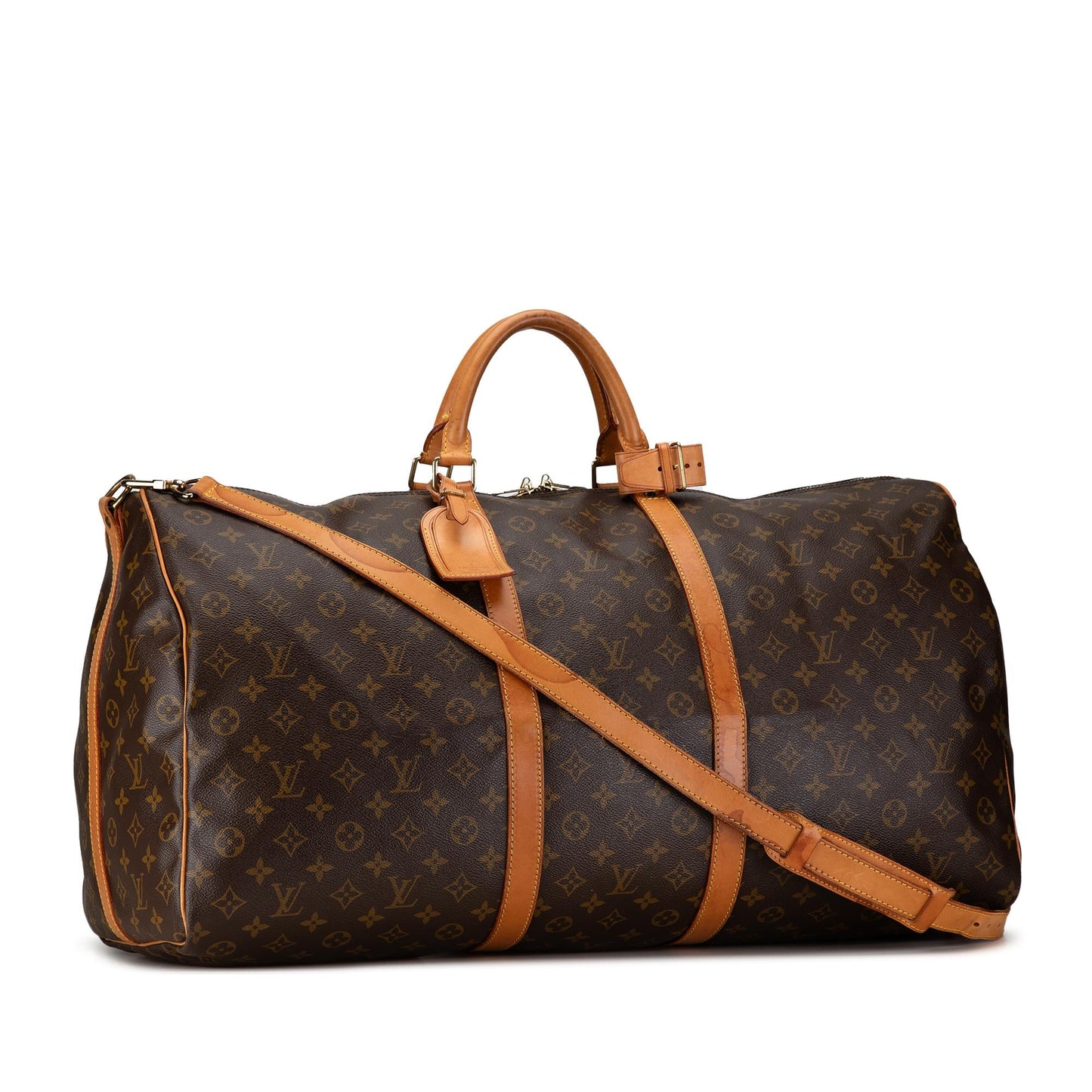 Louis Vuitton Monogram Keepall Bandouliere 60 (SHG-0UiiAY)