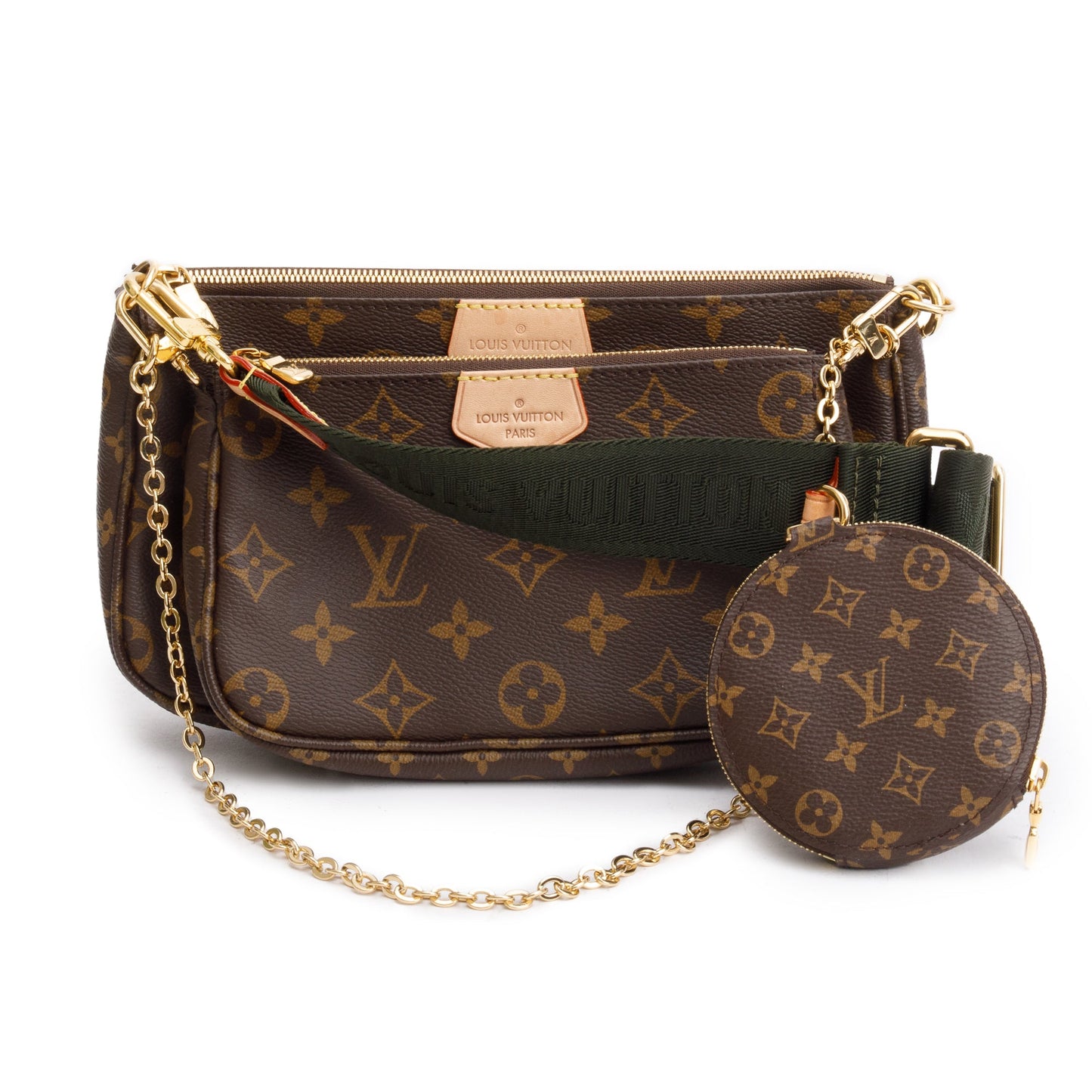 Louis Vuitton Monogram Khaki Multi-Pochette Accessoires