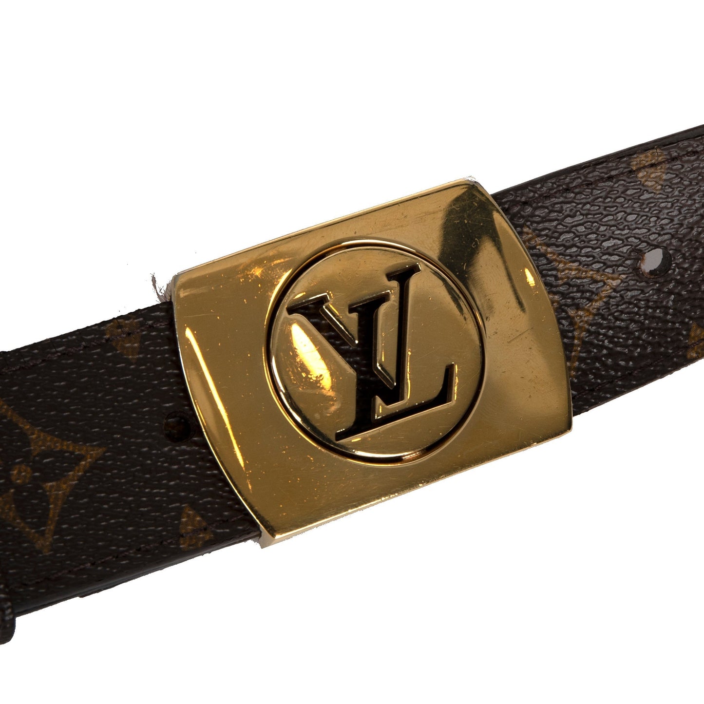 Louis Vuitton Monogram LV Cut 35 MM Belt