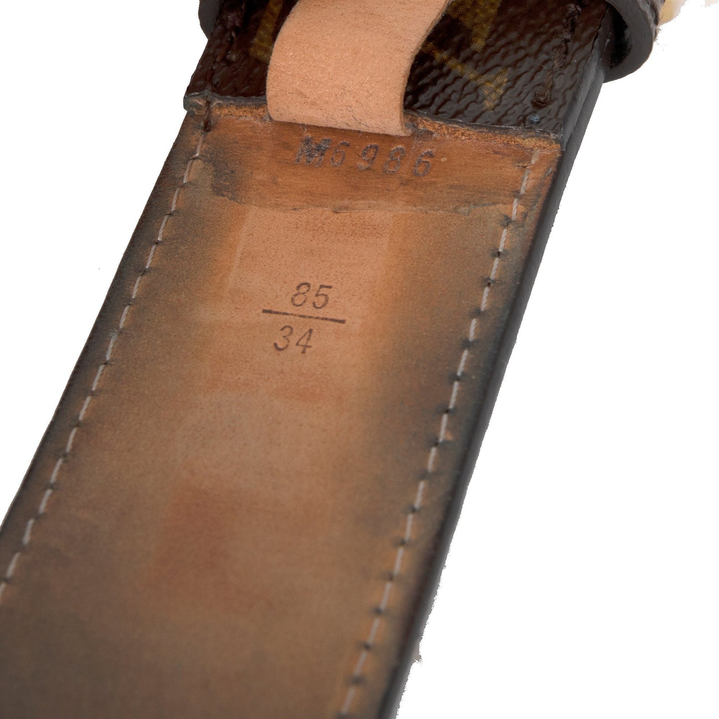 Louis Vuitton Monogram LV Cut 35 MM Belt