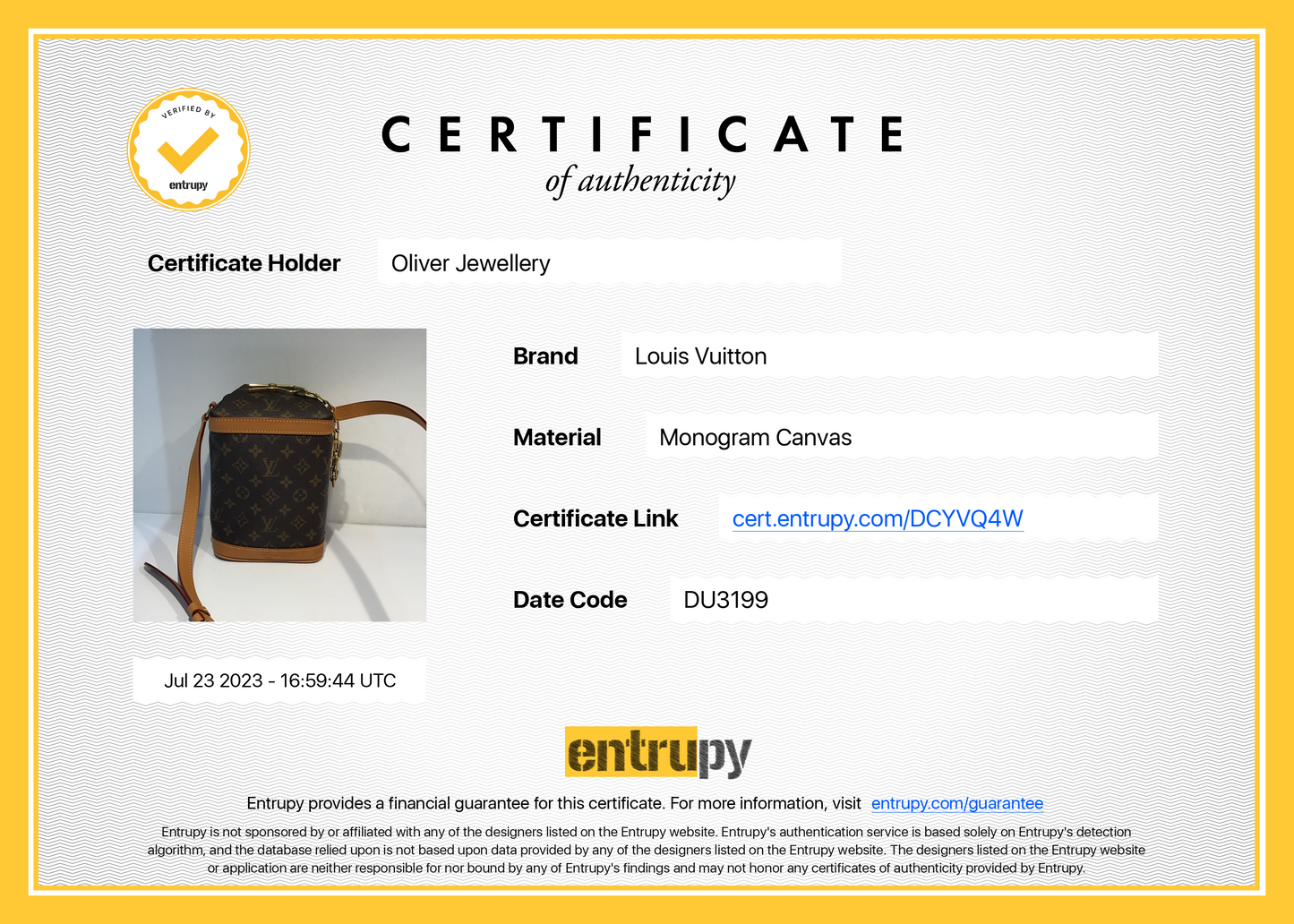 Louis Vuitton Monogram Legacy Milk Box Crossbody Bag