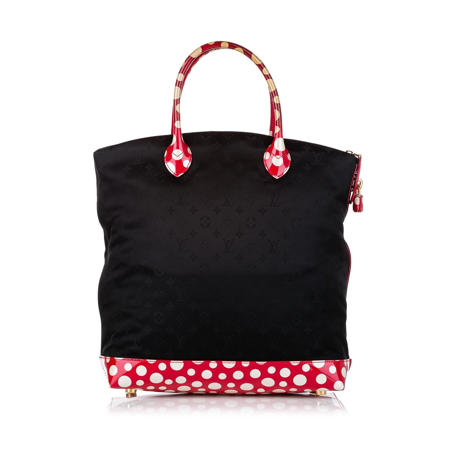 Louis Vuitton Monogram Lockit Vertical Yayoi Kusama Dots Infinity MM (SHG-30676)