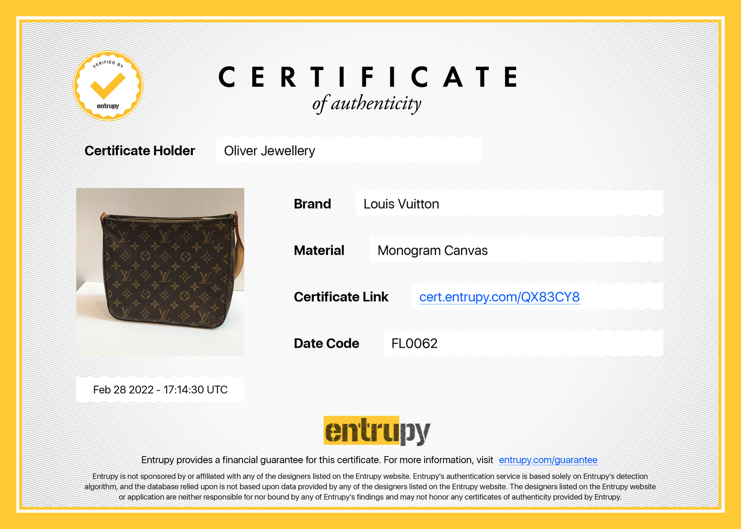 Louis Vuitton Monogram Looping MM