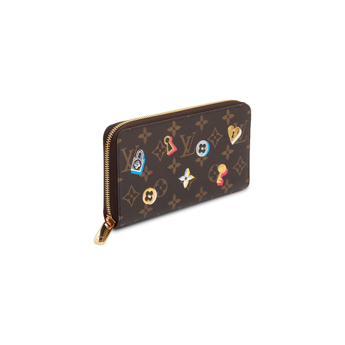 Louis Vuitton Monogram Love Lock Zippy Wallet