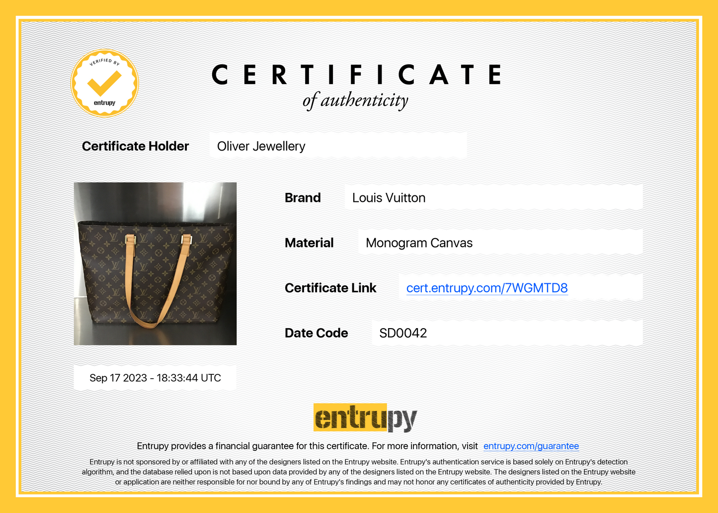 Louis Vuitton Monogram Luco Tote