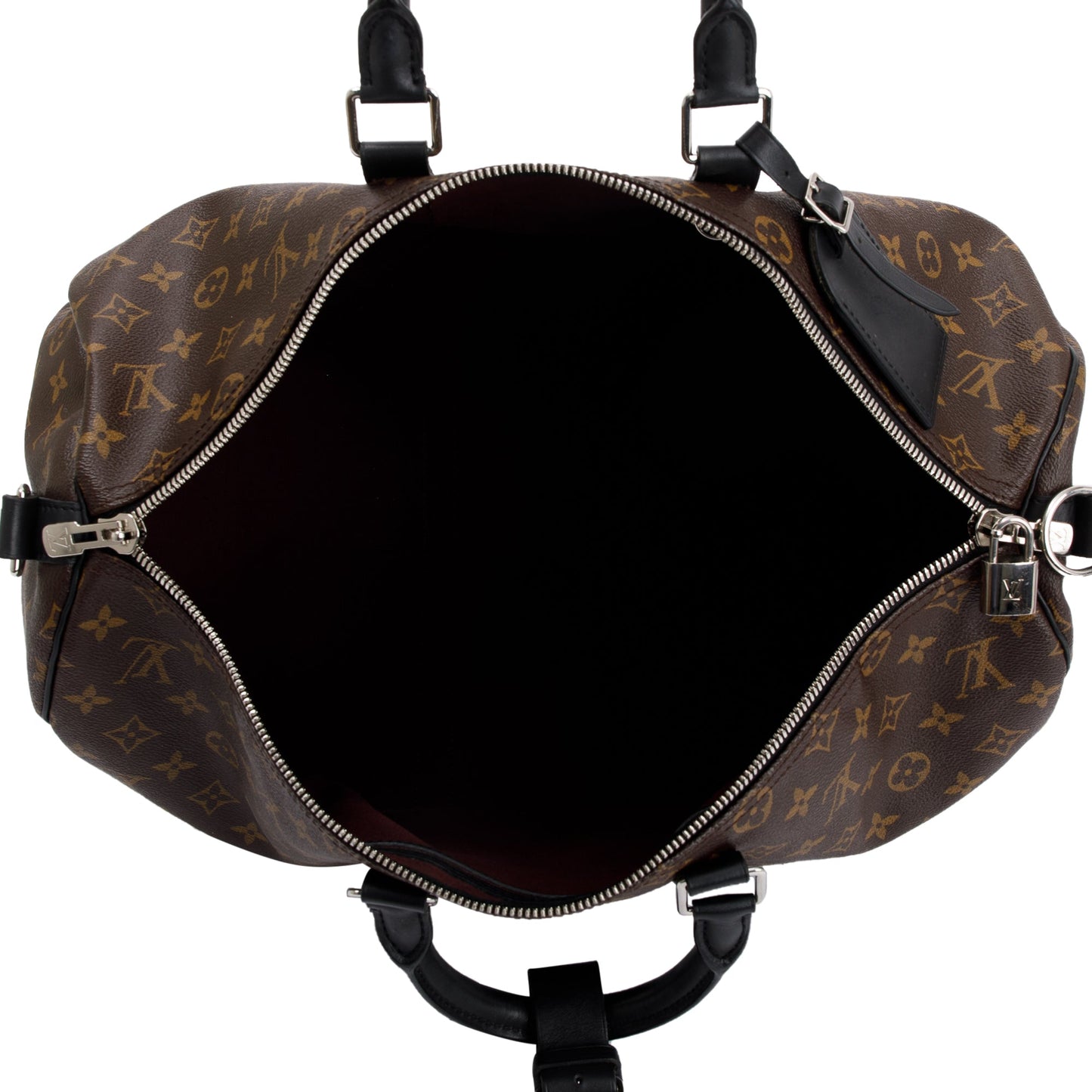 Louis Vuitton Monogram Macassar Keepall Bandouliere 45