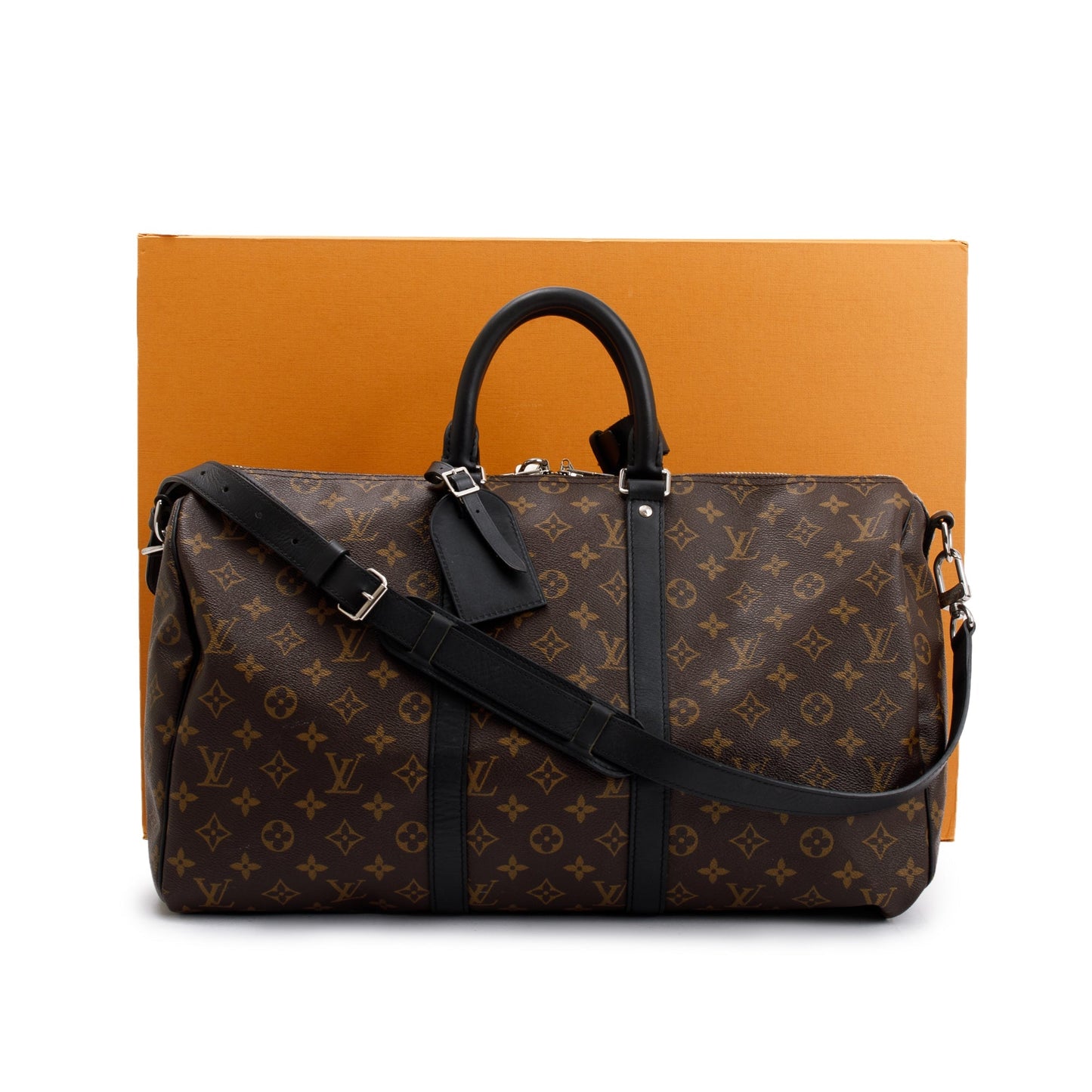 Louis Vuitton Monogram Macassar Keepall Bandouliere 45