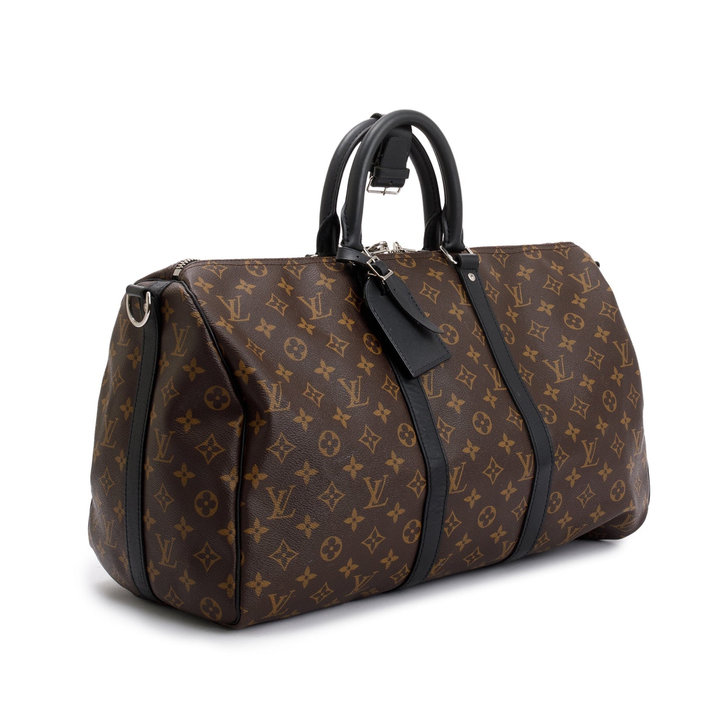 Louis Vuitton Monogram Macassar Keepall Bandouliere 45