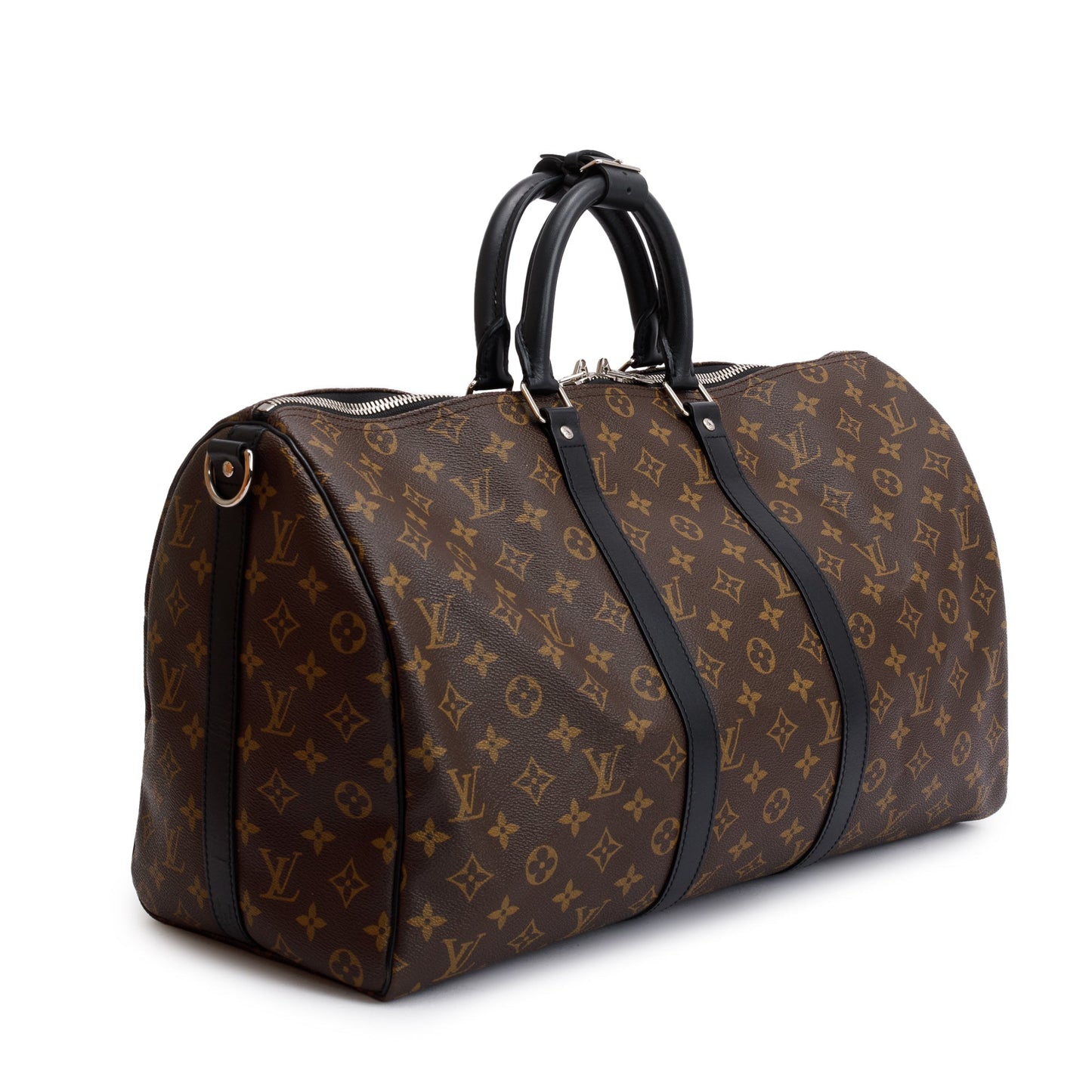 Louis Vuitton Monogram Macassar Keepall Bandouliere 45