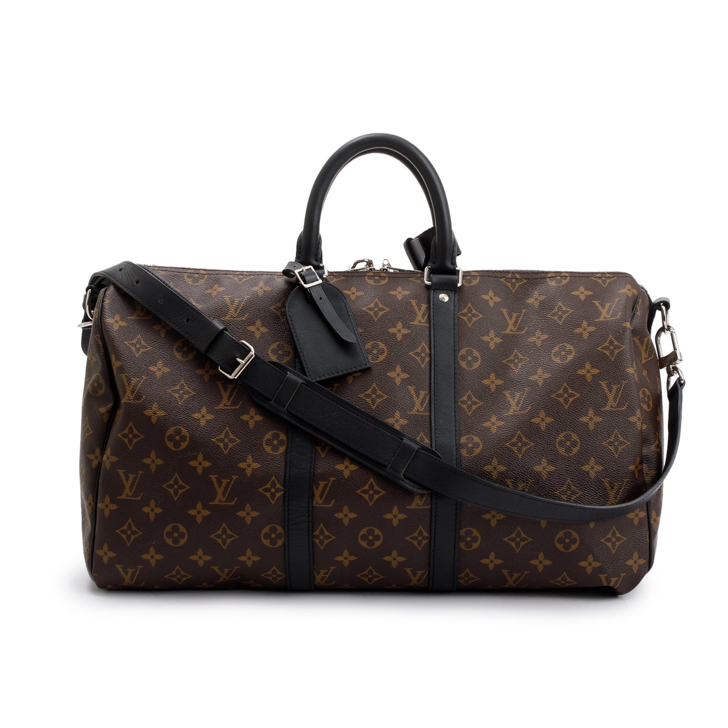 Louis Vuitton Monogram Macassar Keepall Bandouliere 45