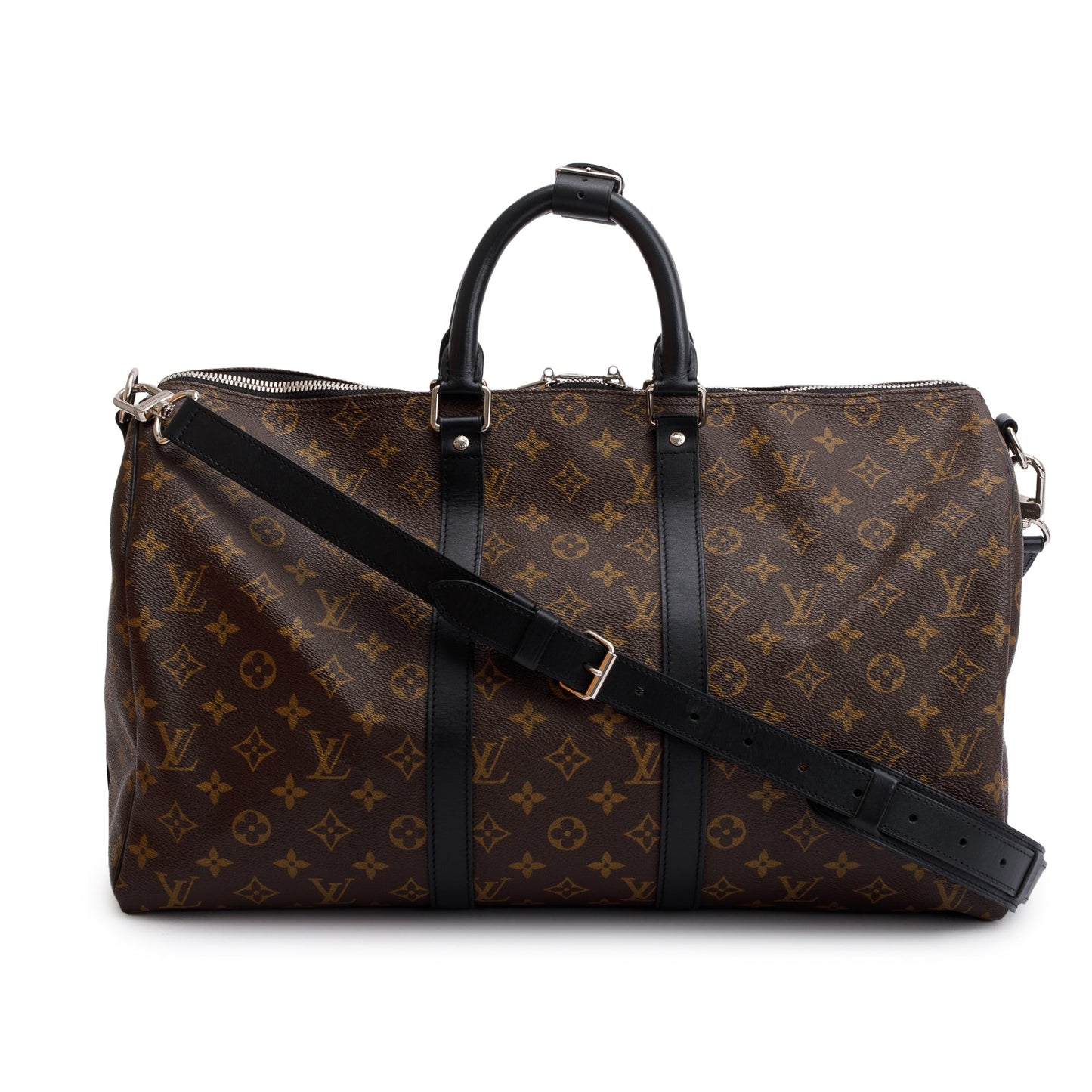 Louis Vuitton Monogram Macassar Keepall Bandouliere 45