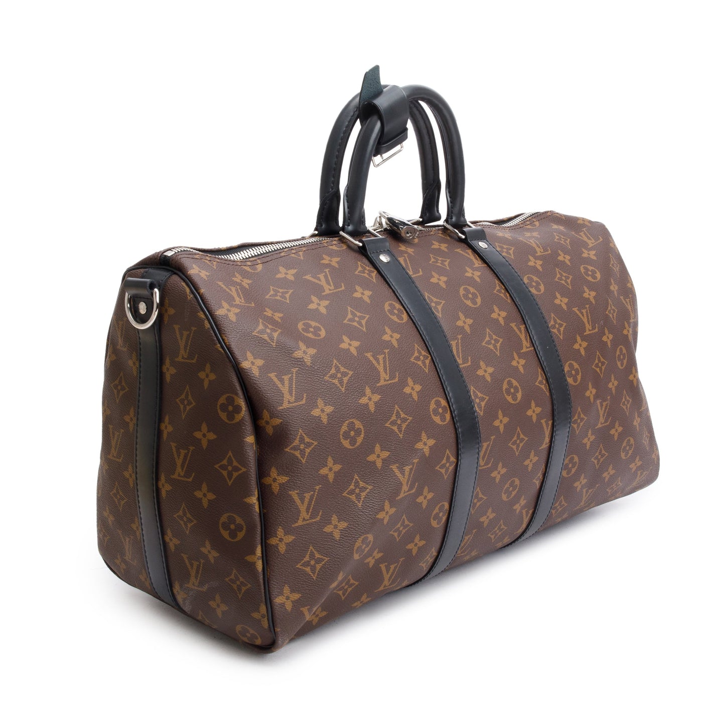 Louis Vuitton Monogram Macassar Keepall Bandouliere 45