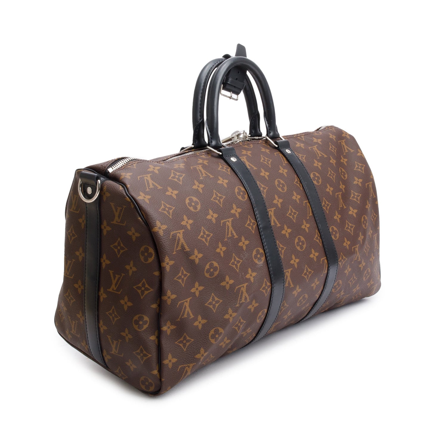 Louis Vuitton Monogram Macassar Keepall Bandouliere 45
